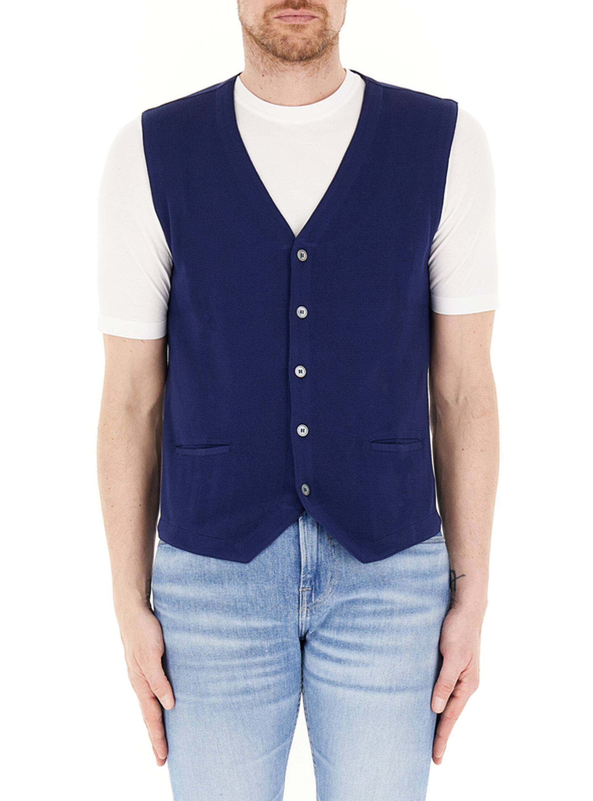 Gilet in cotone BLU NAVY