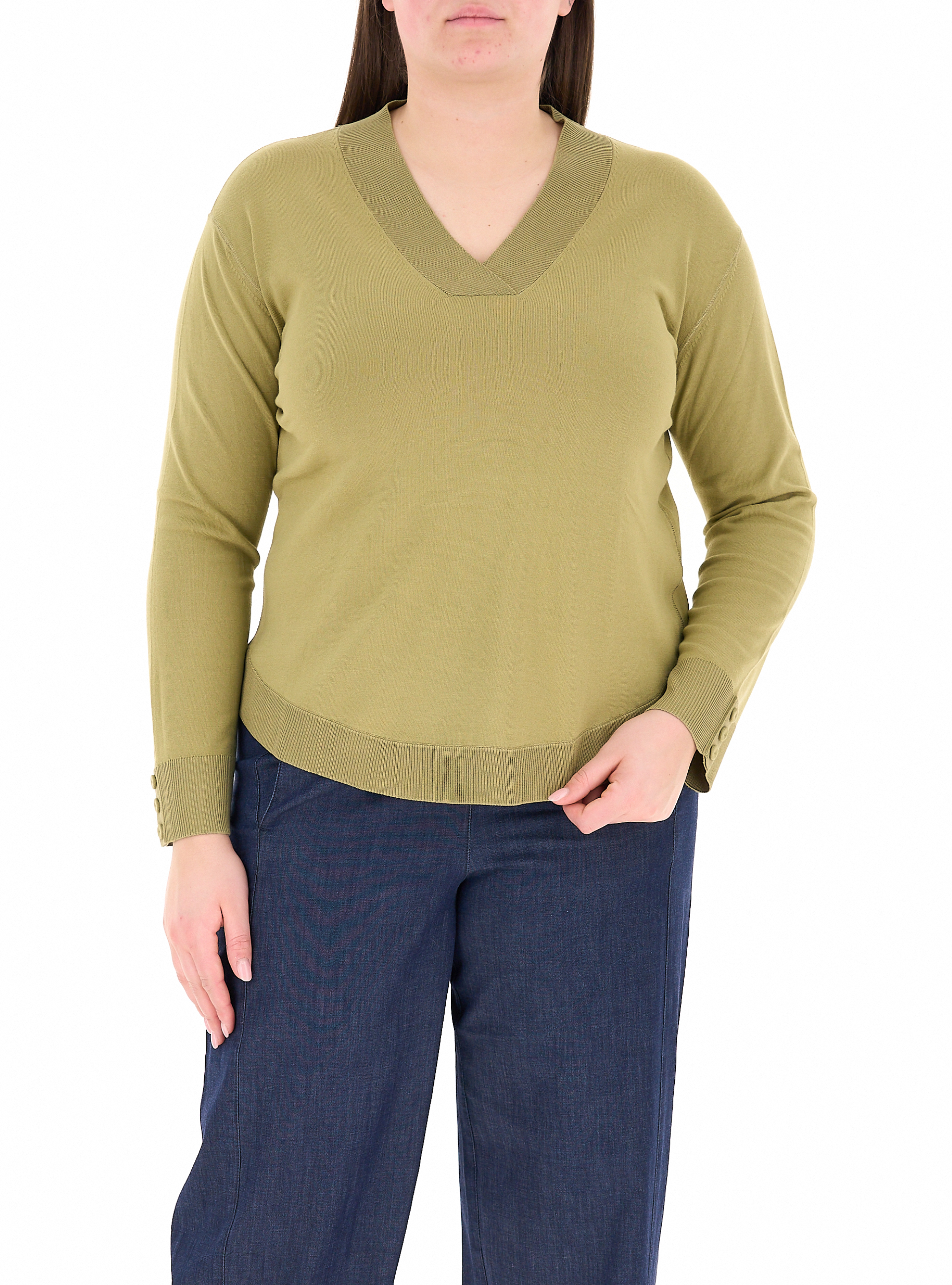 Maglia misto viscosa PISTACCHIO