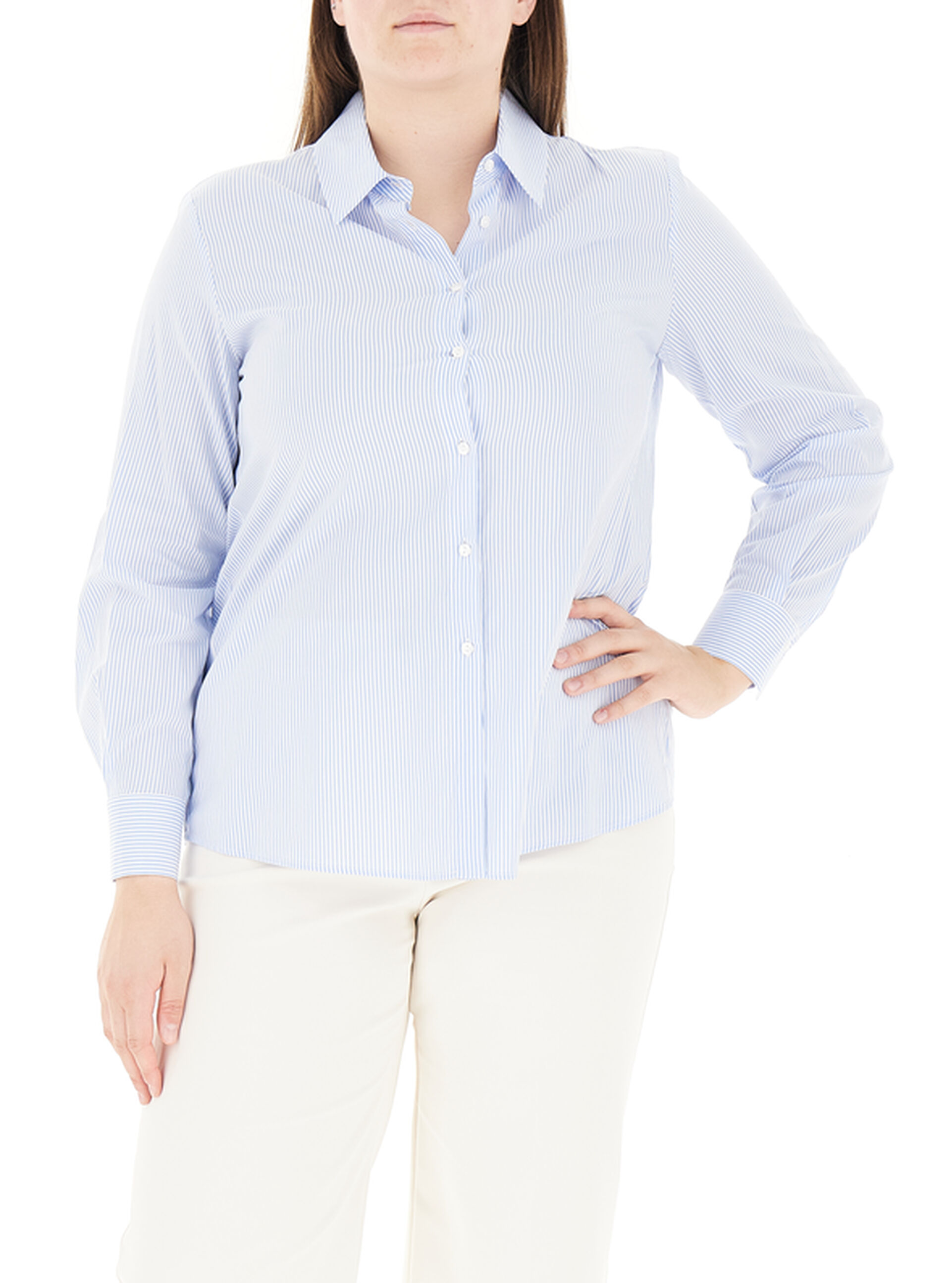 Camicia maniche lunghe AZZURRO CHIARO 27