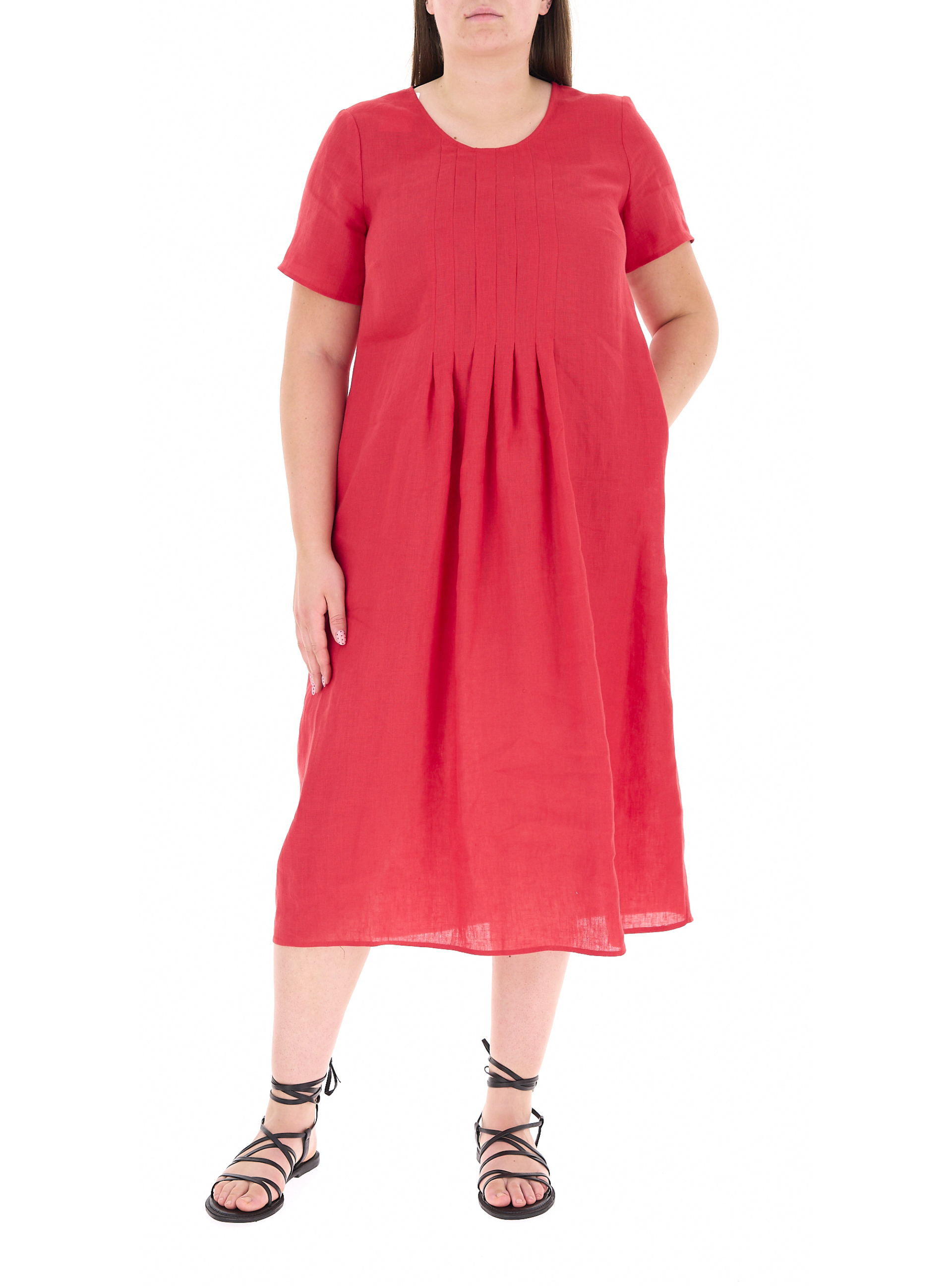 Abito in lino ROSSO 51