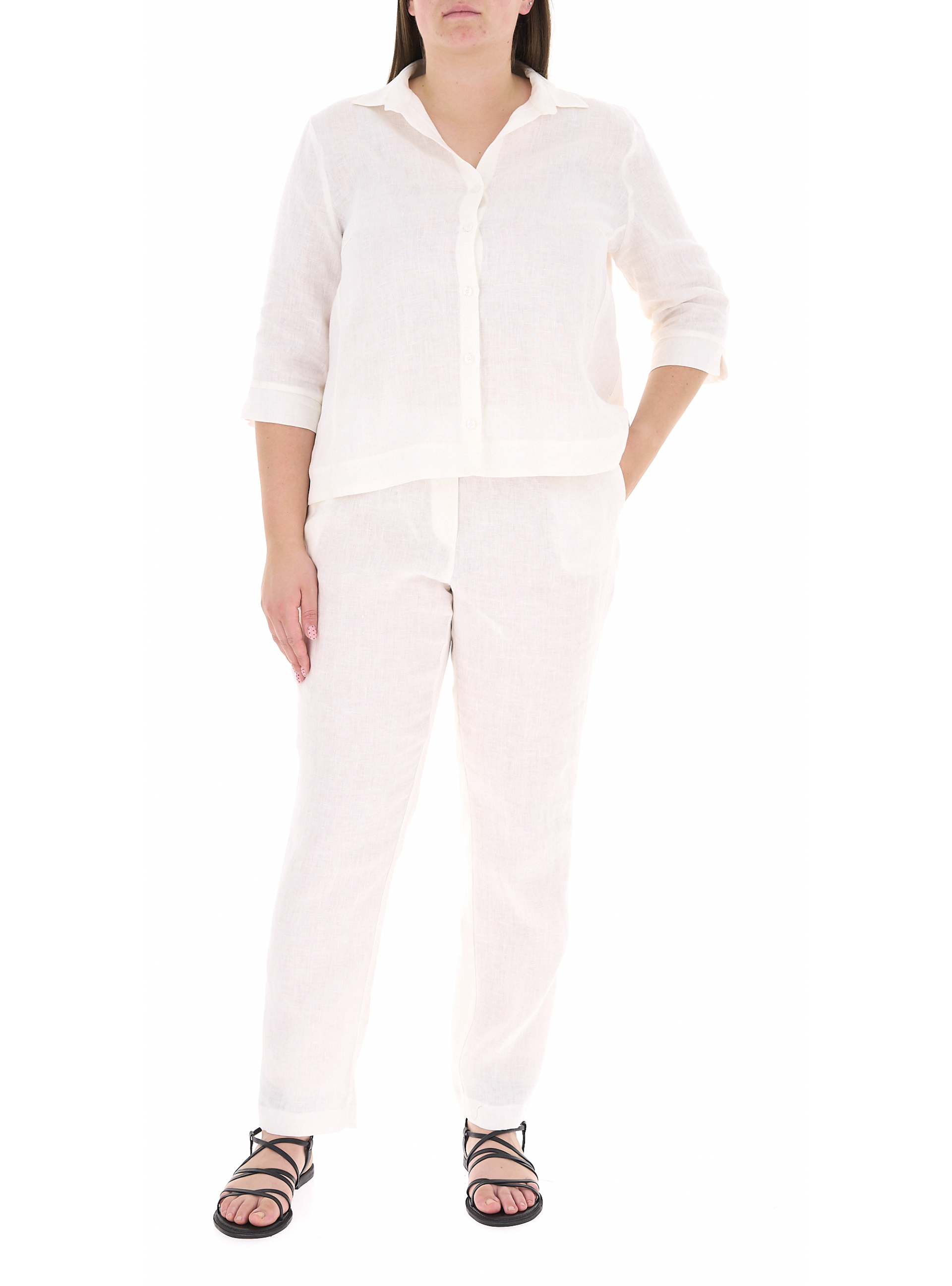 Tailleur in lino PANNA 53