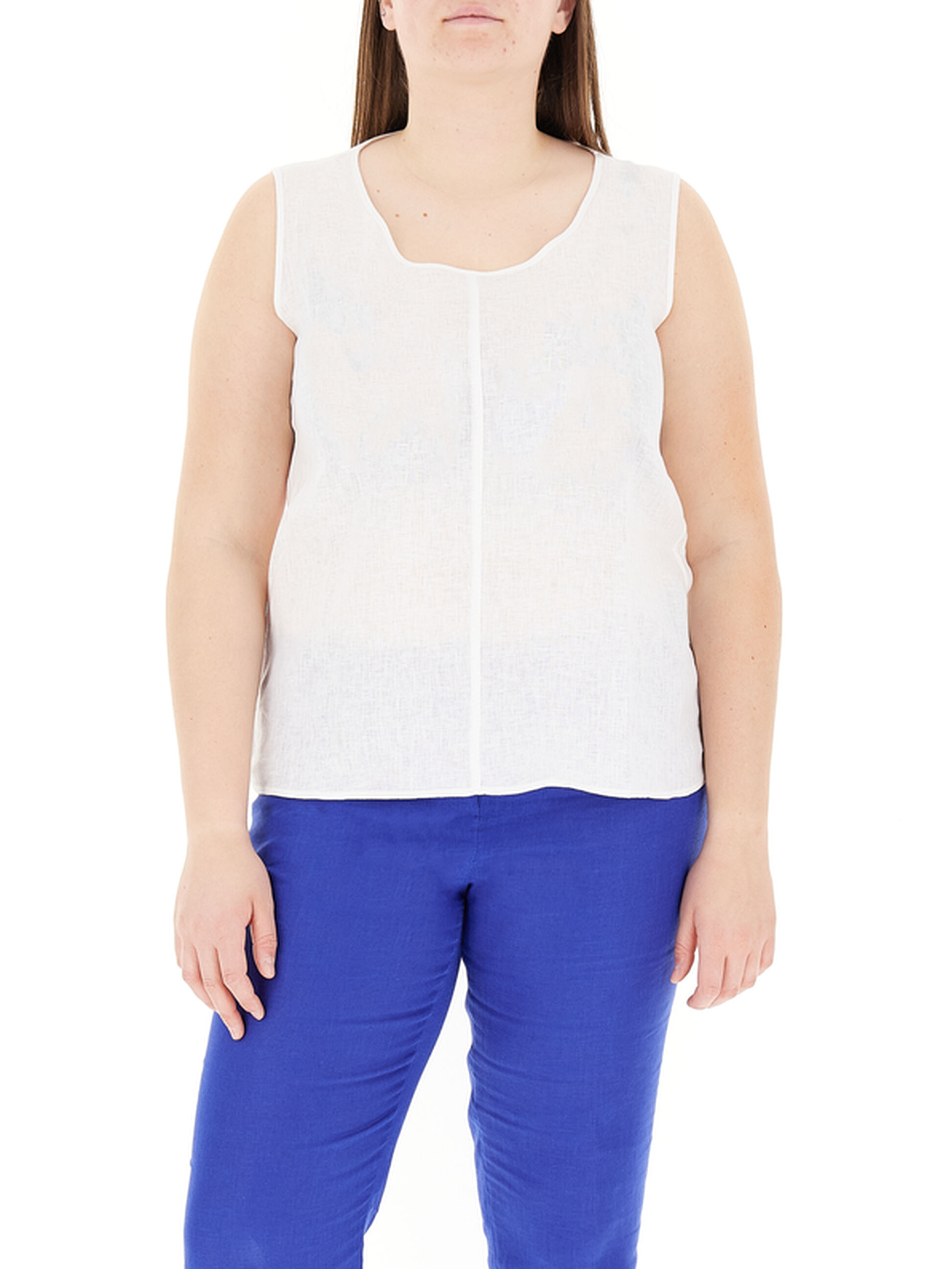 Canotta in lino PANNA 29