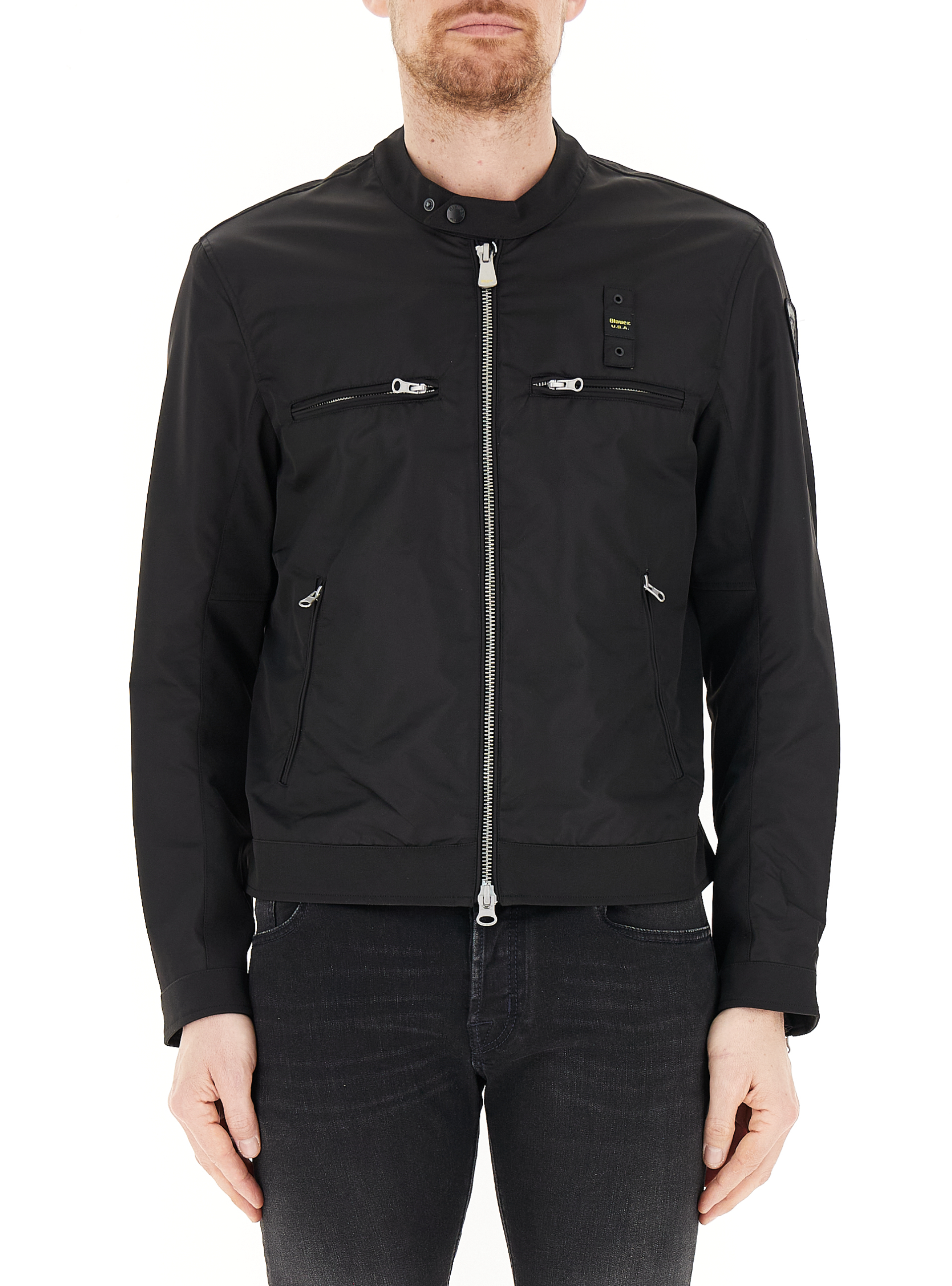 Blauer Giubbino con tasche NERO