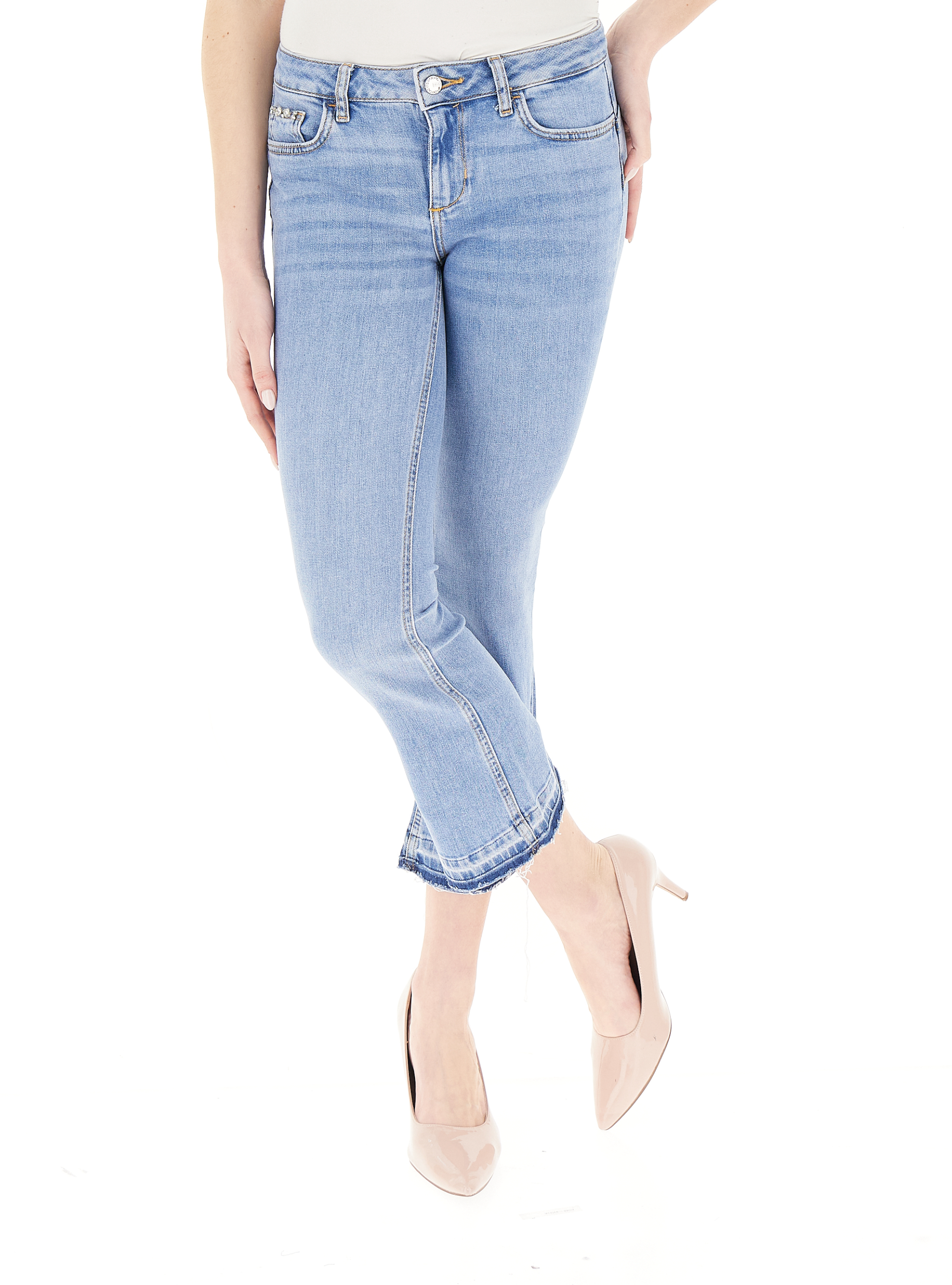 Jeans bottom up AZZURRO CHIARO