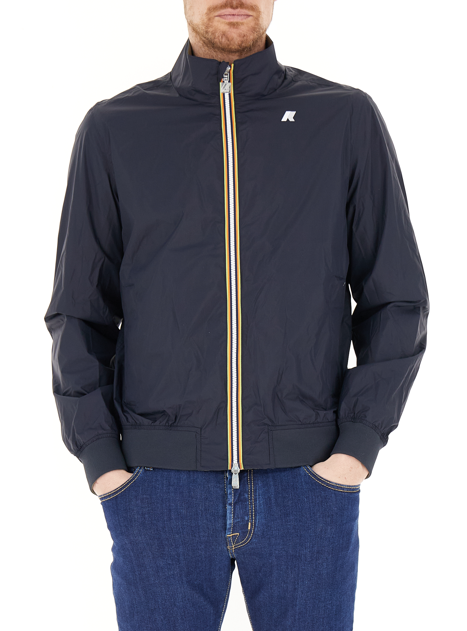 K-way Bomber reversibile BLU NOTTE
