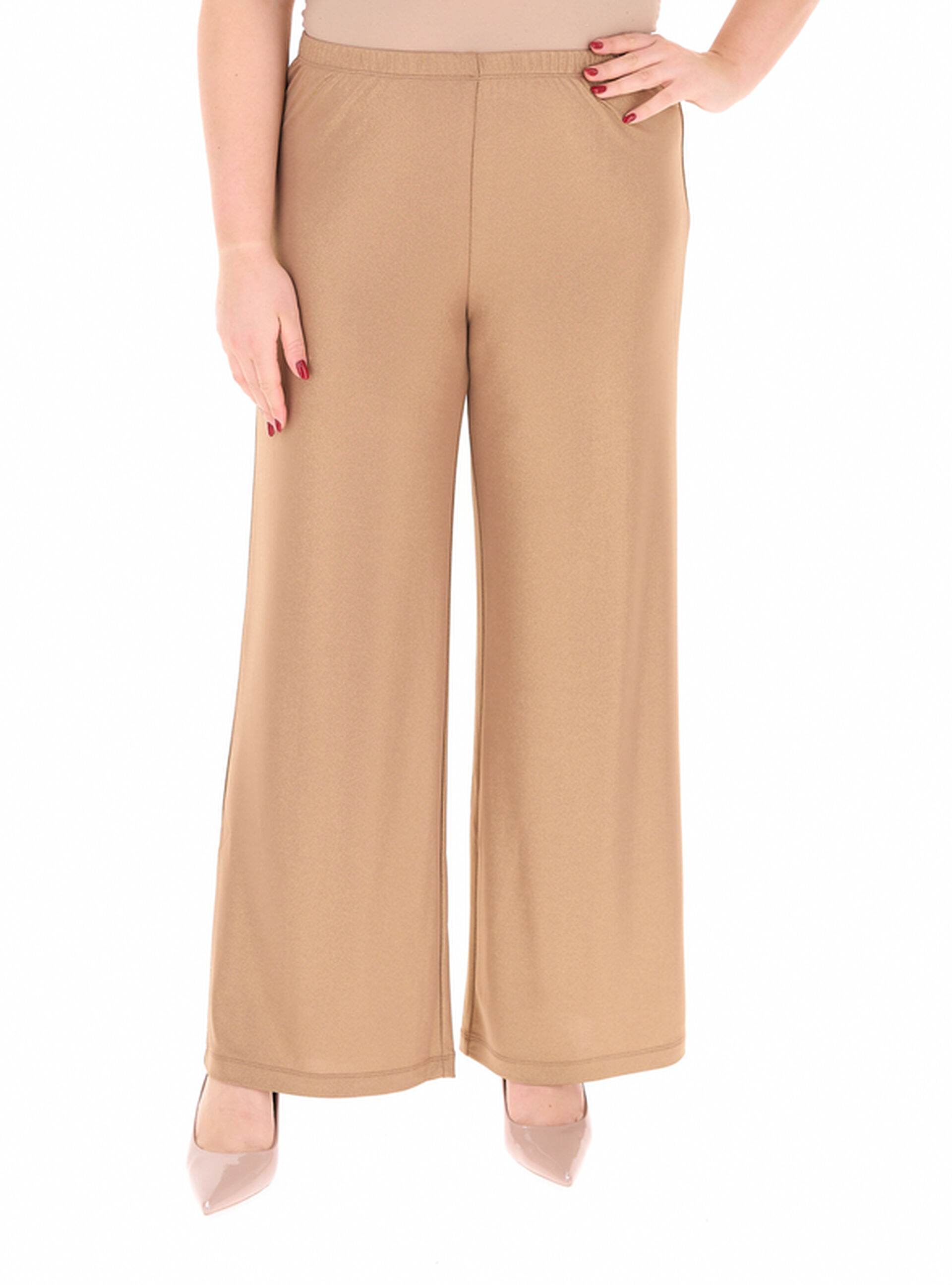 Pantalone wide leg BEIGE S