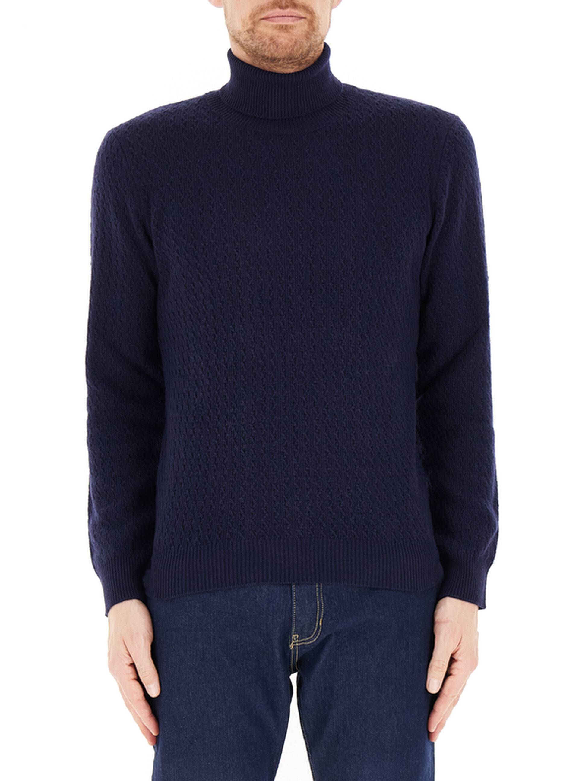Maglione dolcevita BLU NAVY 54