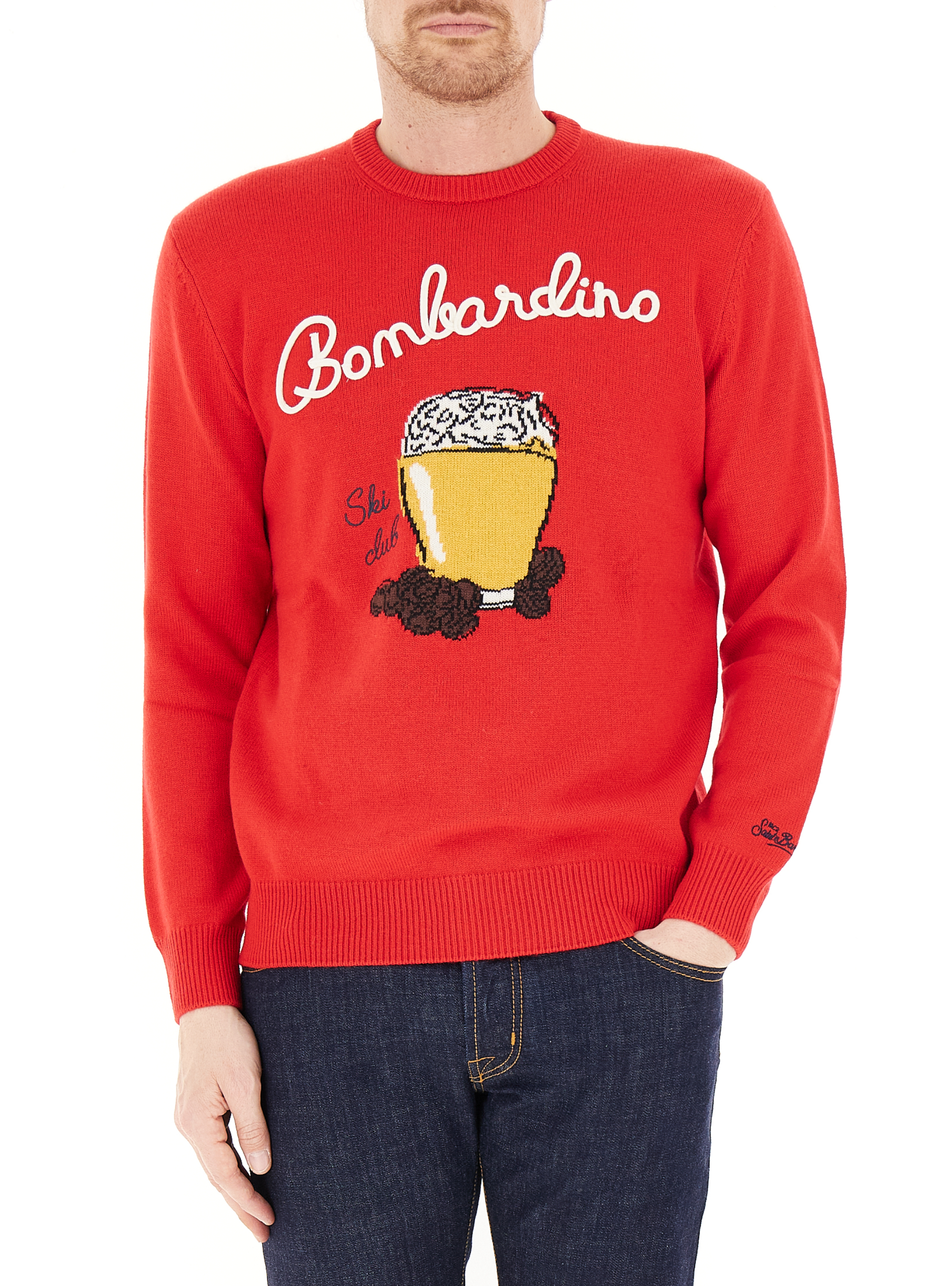Maglione misto lana ROSSO M