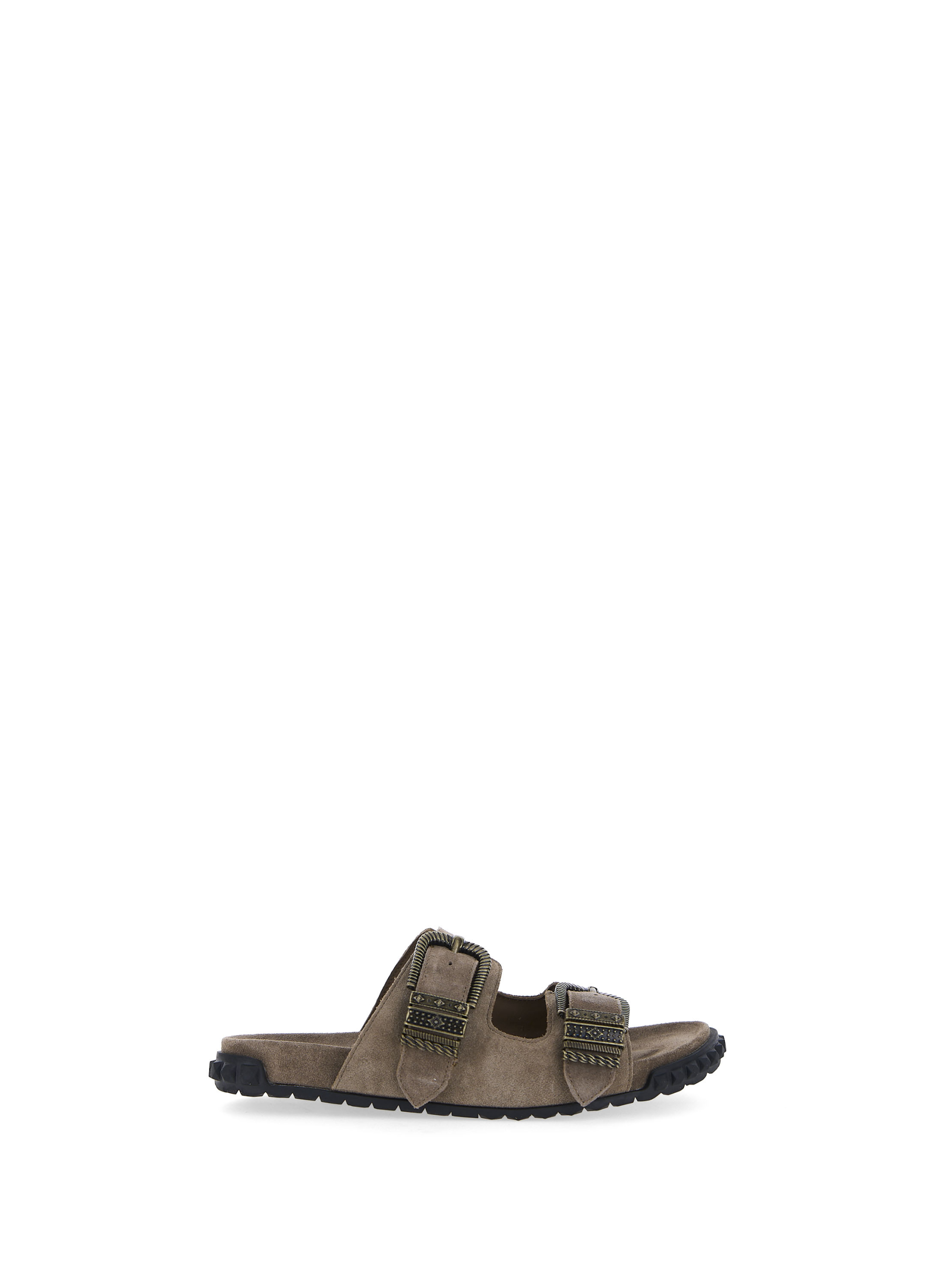 Ciabatte in pelle scamosciata ASH