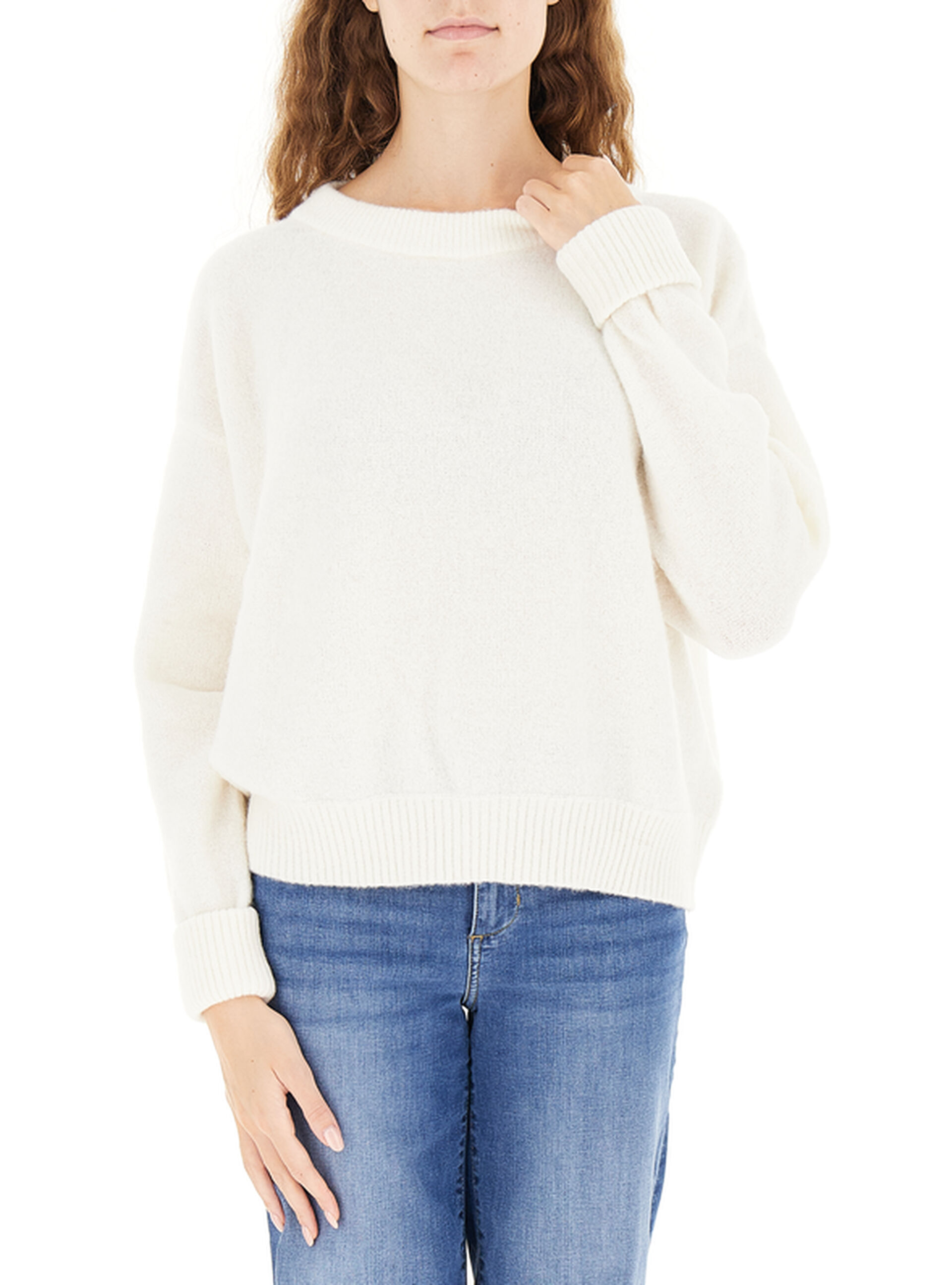 Maglione misto lana PANNA XS/S