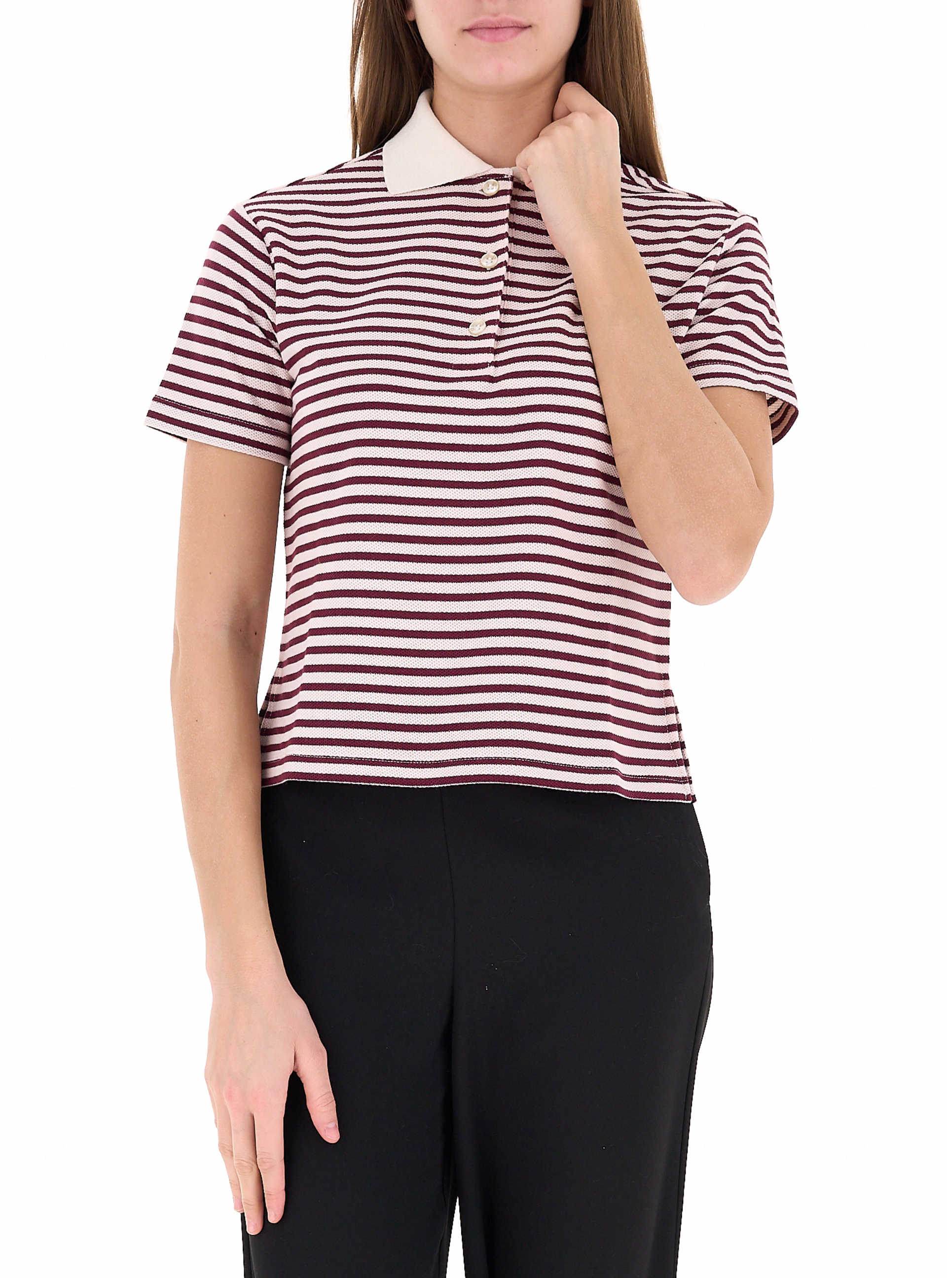 PENNYBLACK Polo a righe BORDEAUX