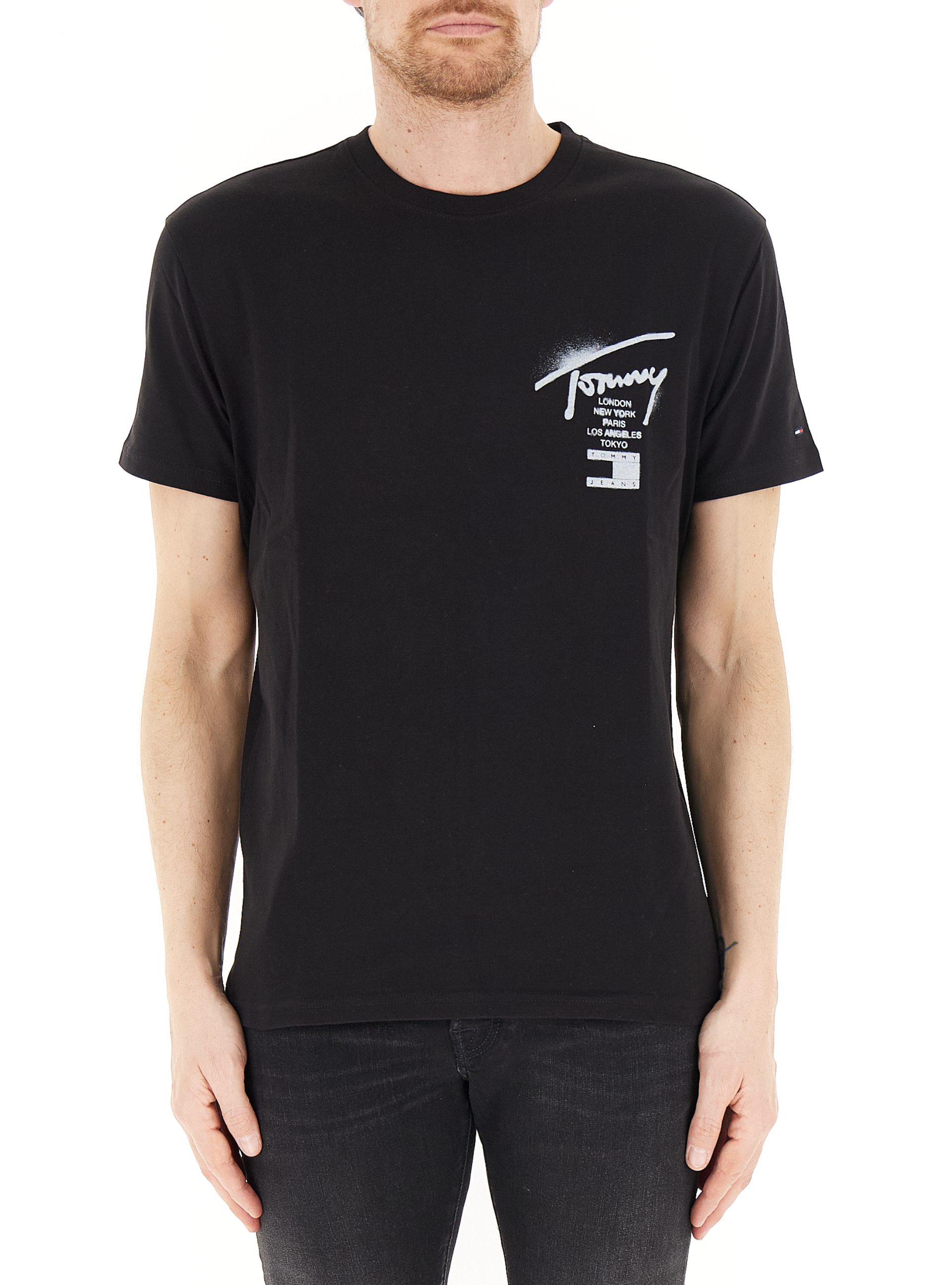 T-shirt girocollo NERO M