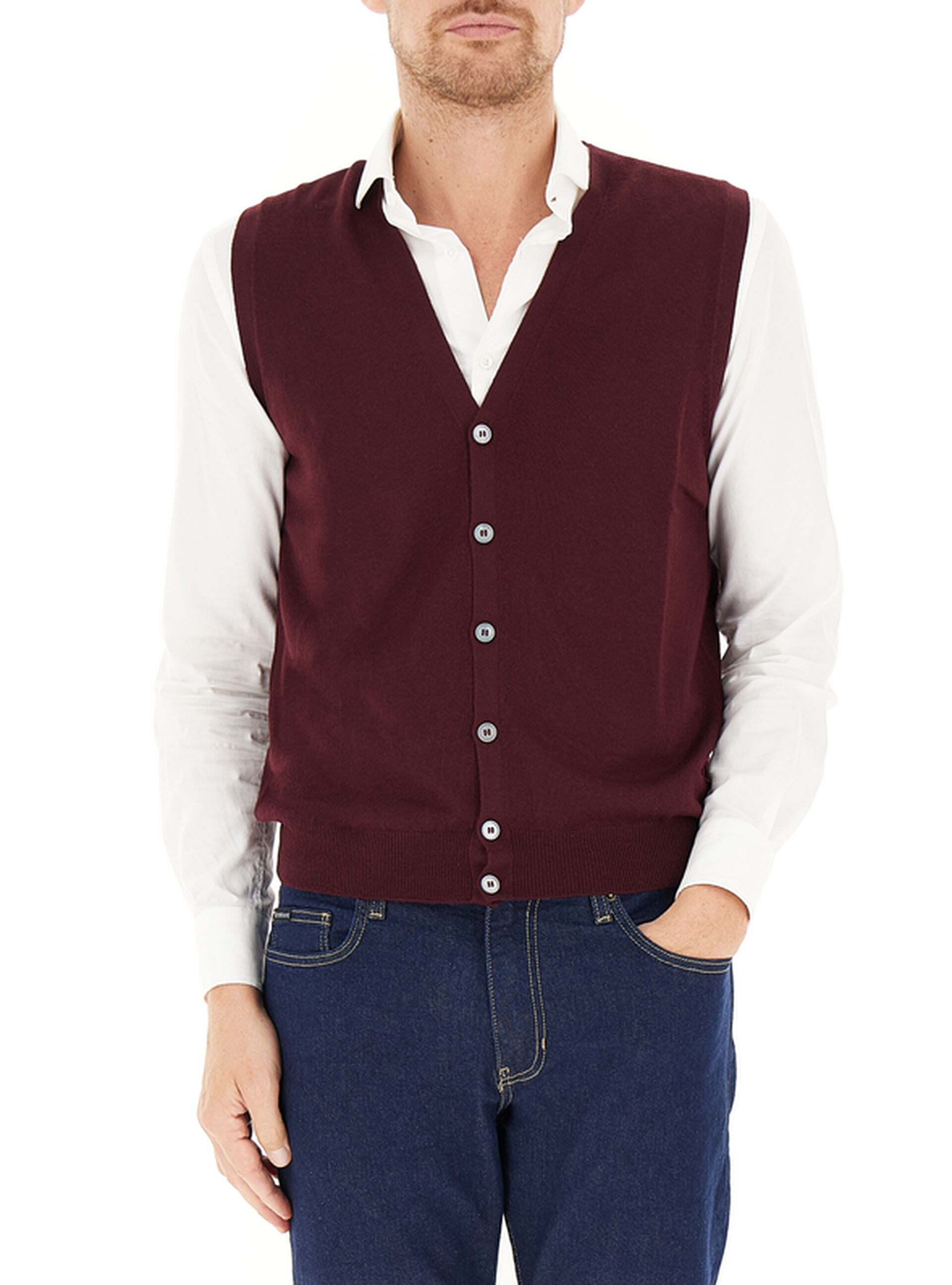 Gilet in lana BORDEAUX 58