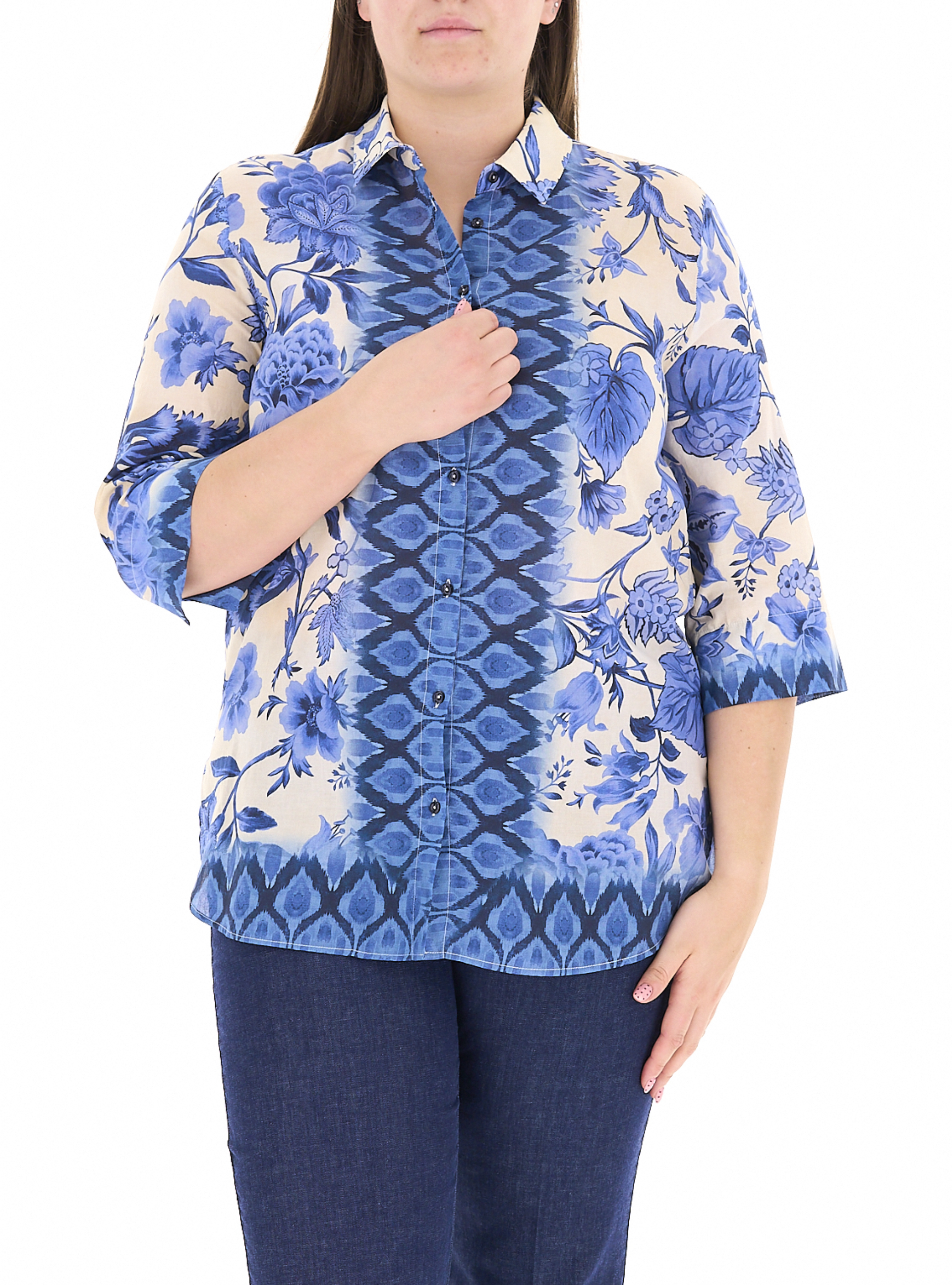 Camicia in cotone CELESTE 39