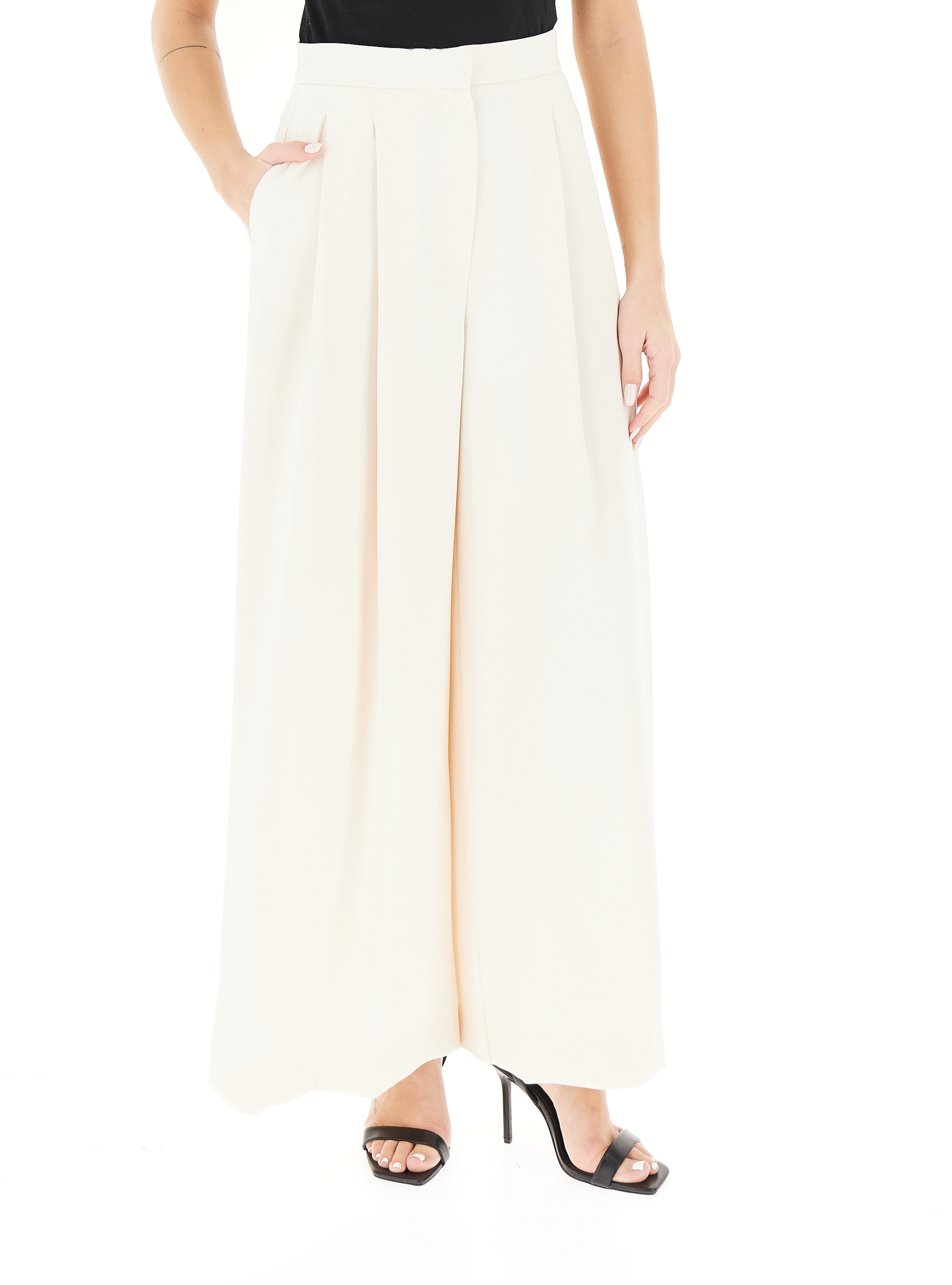 I BLUES Pantalone wide leg BURRO