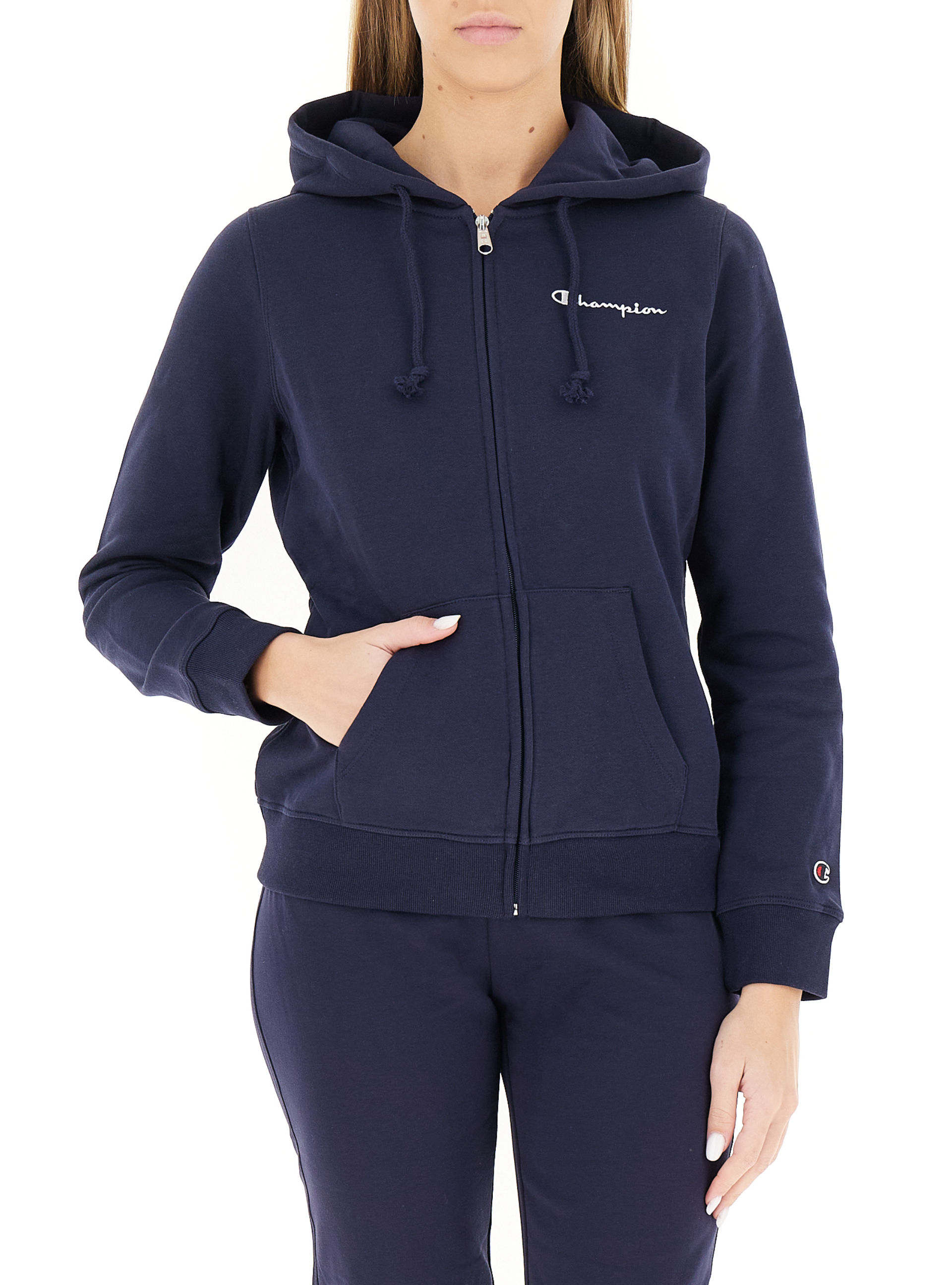 Felpa con cappuccio BLU SCURO XL