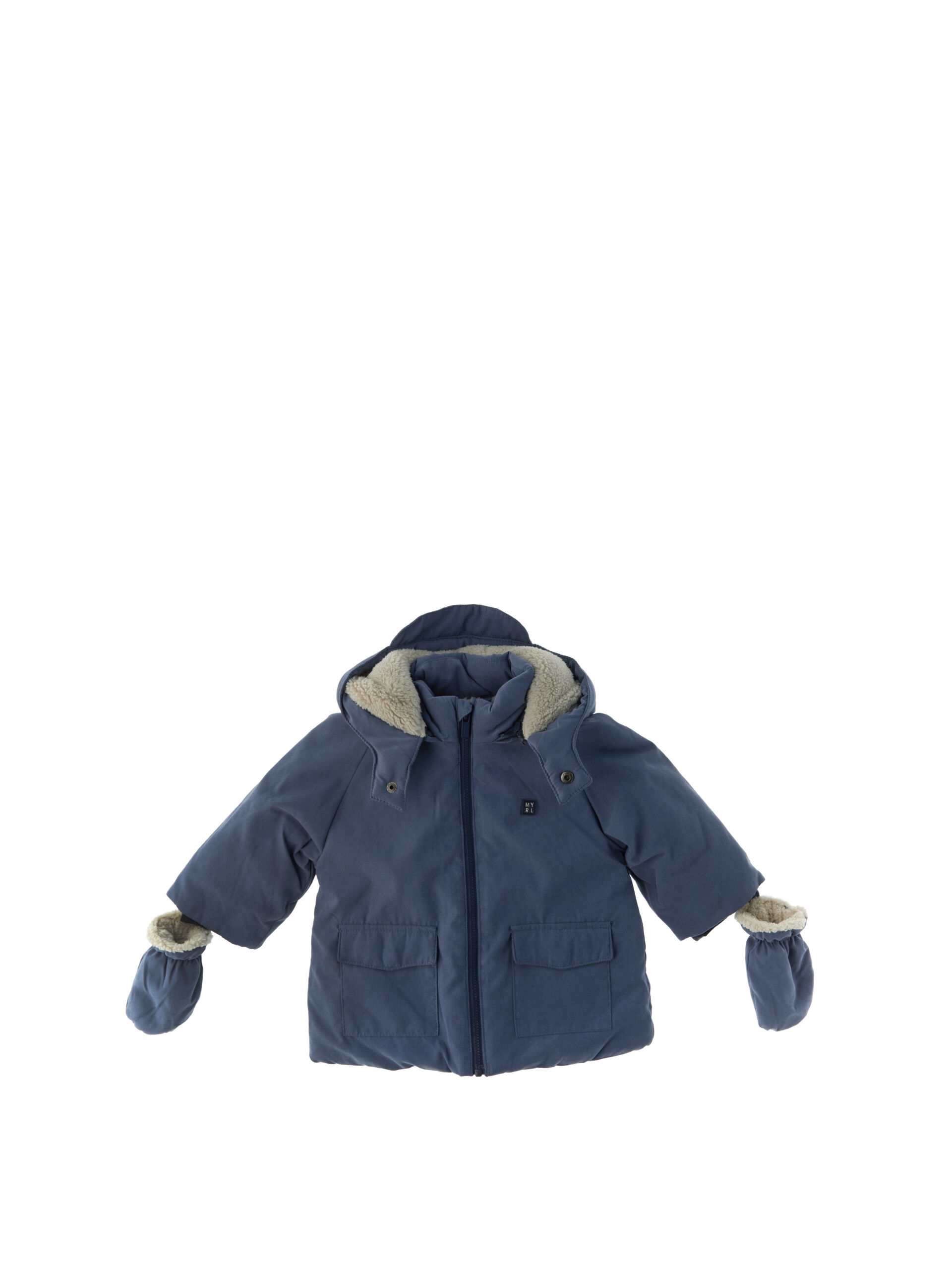 Giubbino con cappuccio BLU AVIO