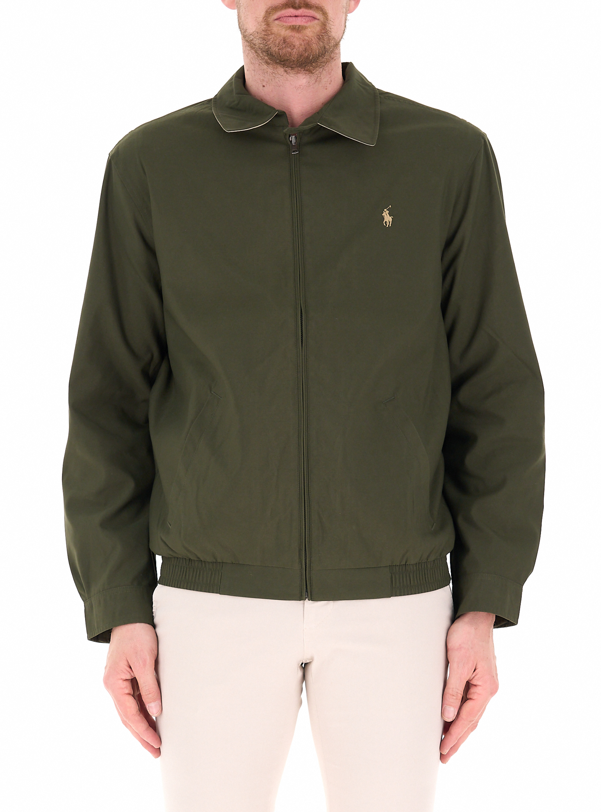 Giubbino antivento POLO VERDE OLIVA M