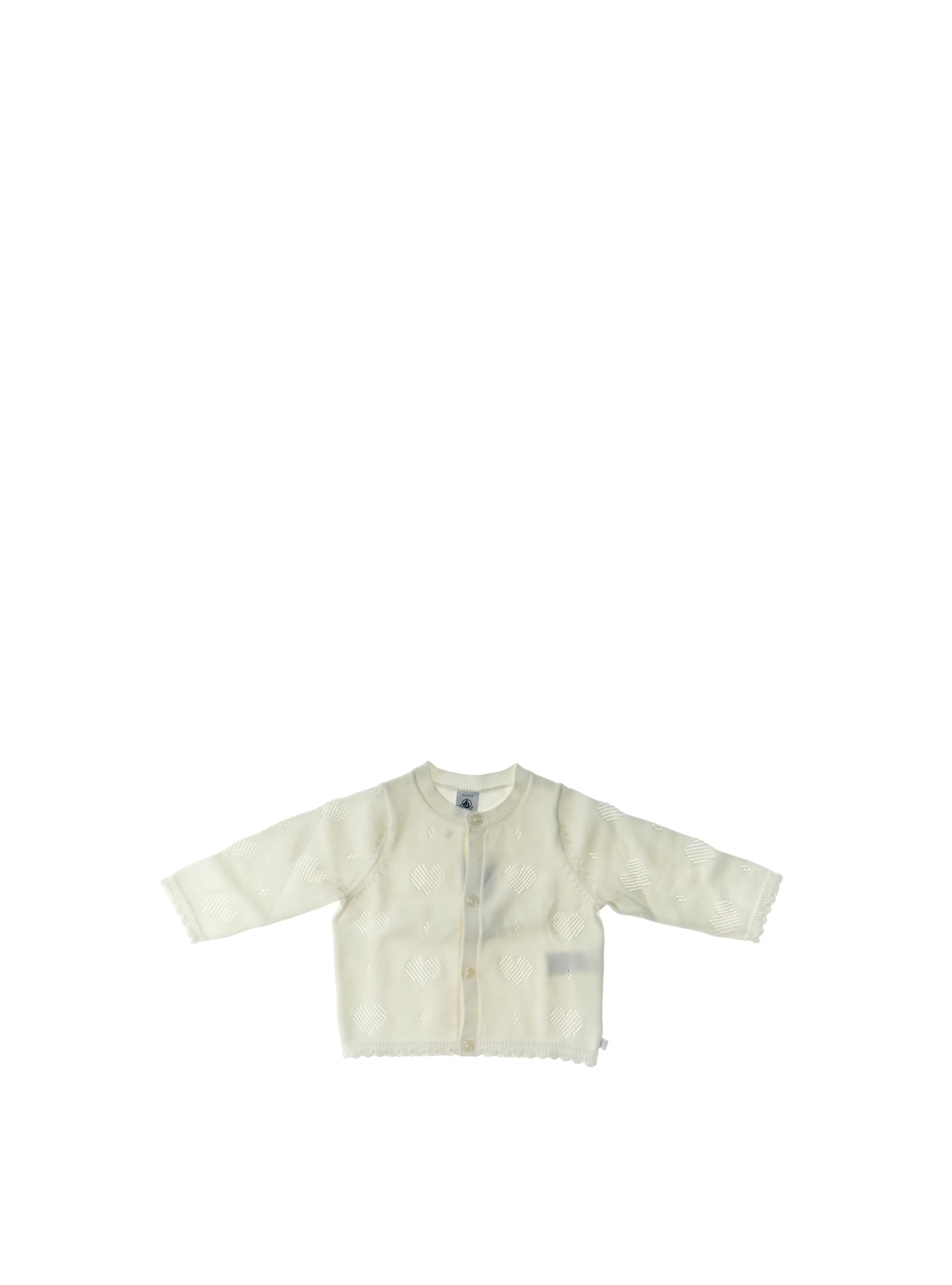 Cardigan maniche lunghe AVORIO