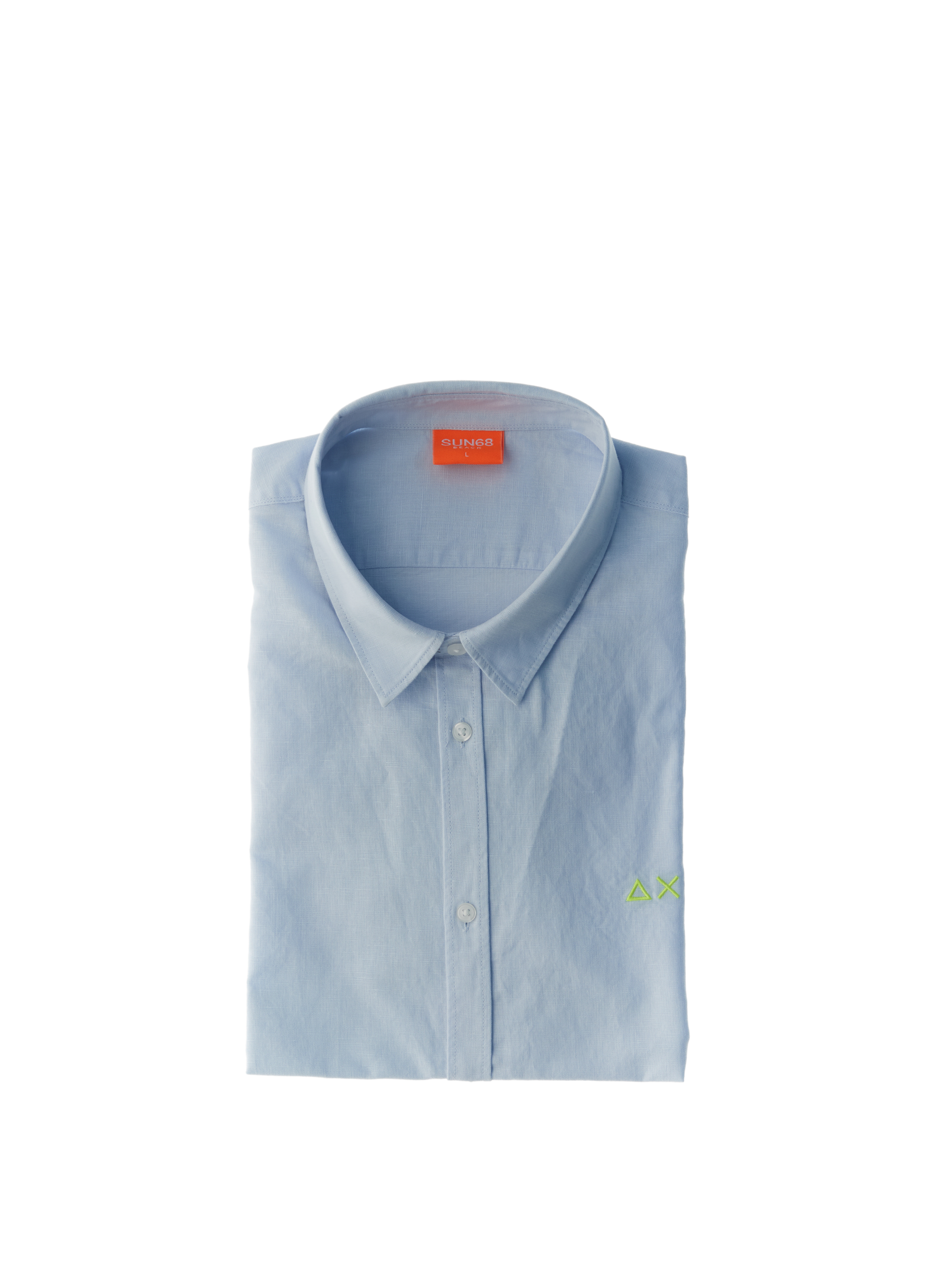 Camicia in lino AZZURRO CHIARO
