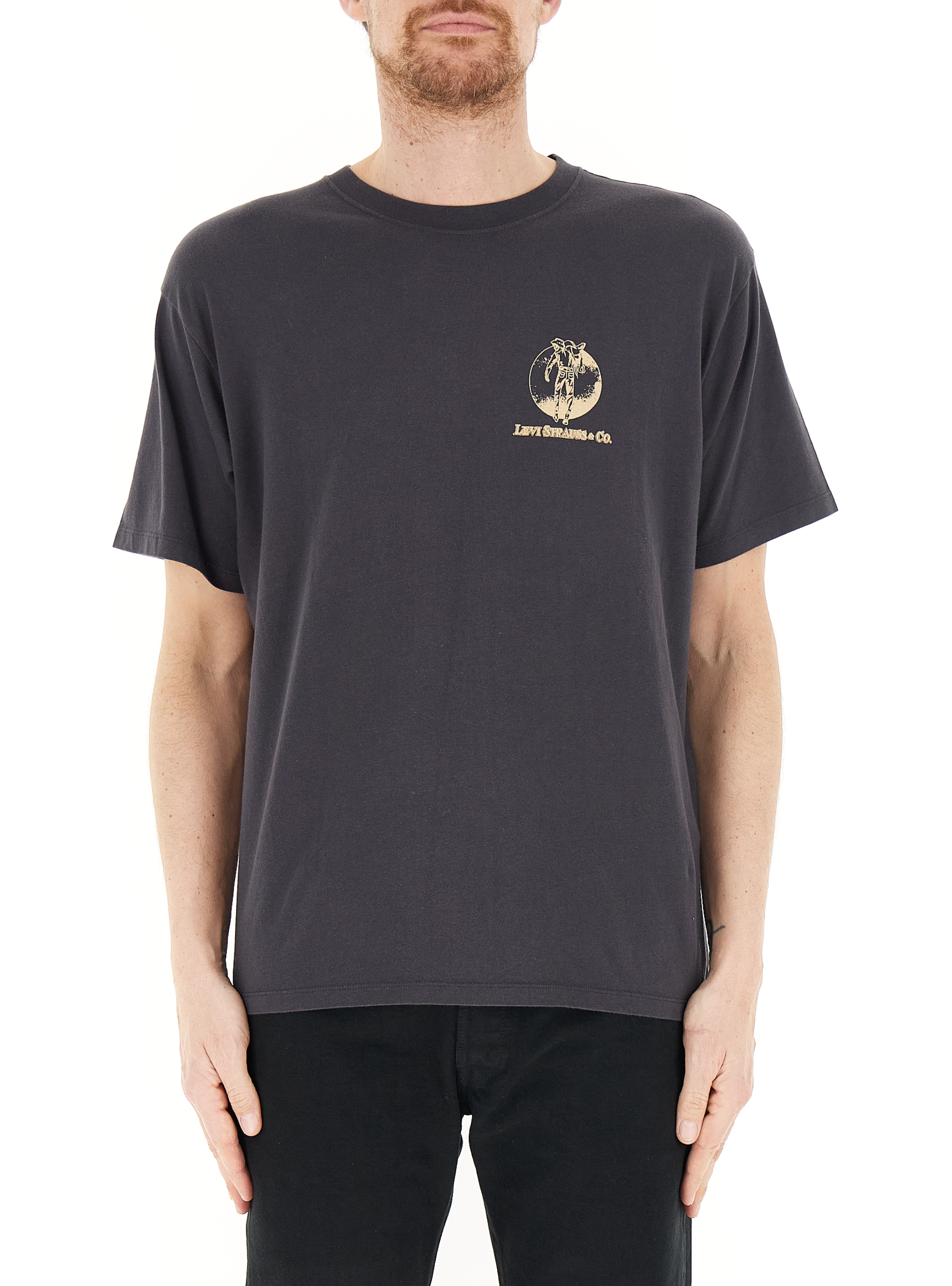 T-shirt in cotone LEVI'S ANTRACITE