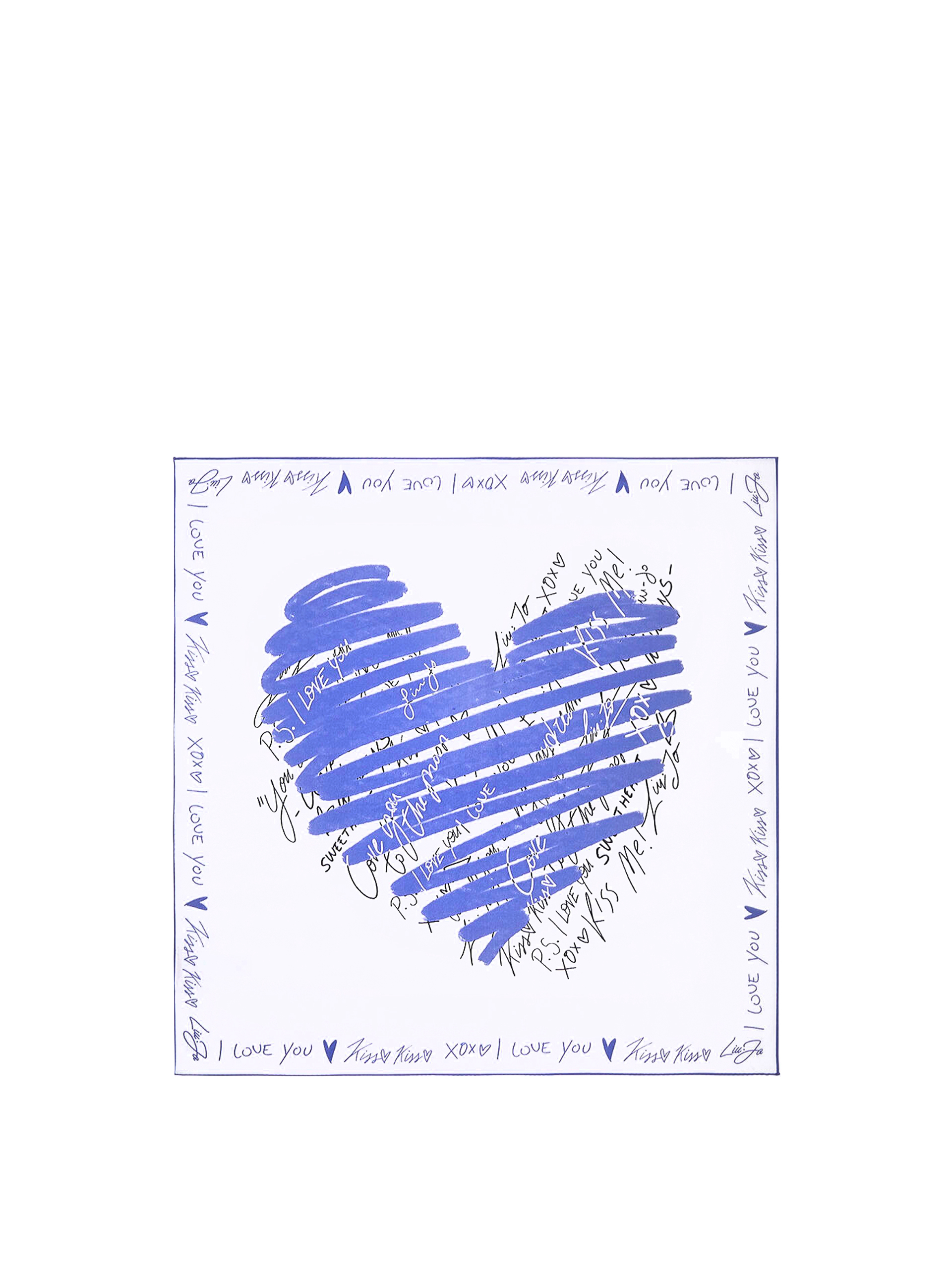 LIU JO Foulard fantasia AZZURRO U