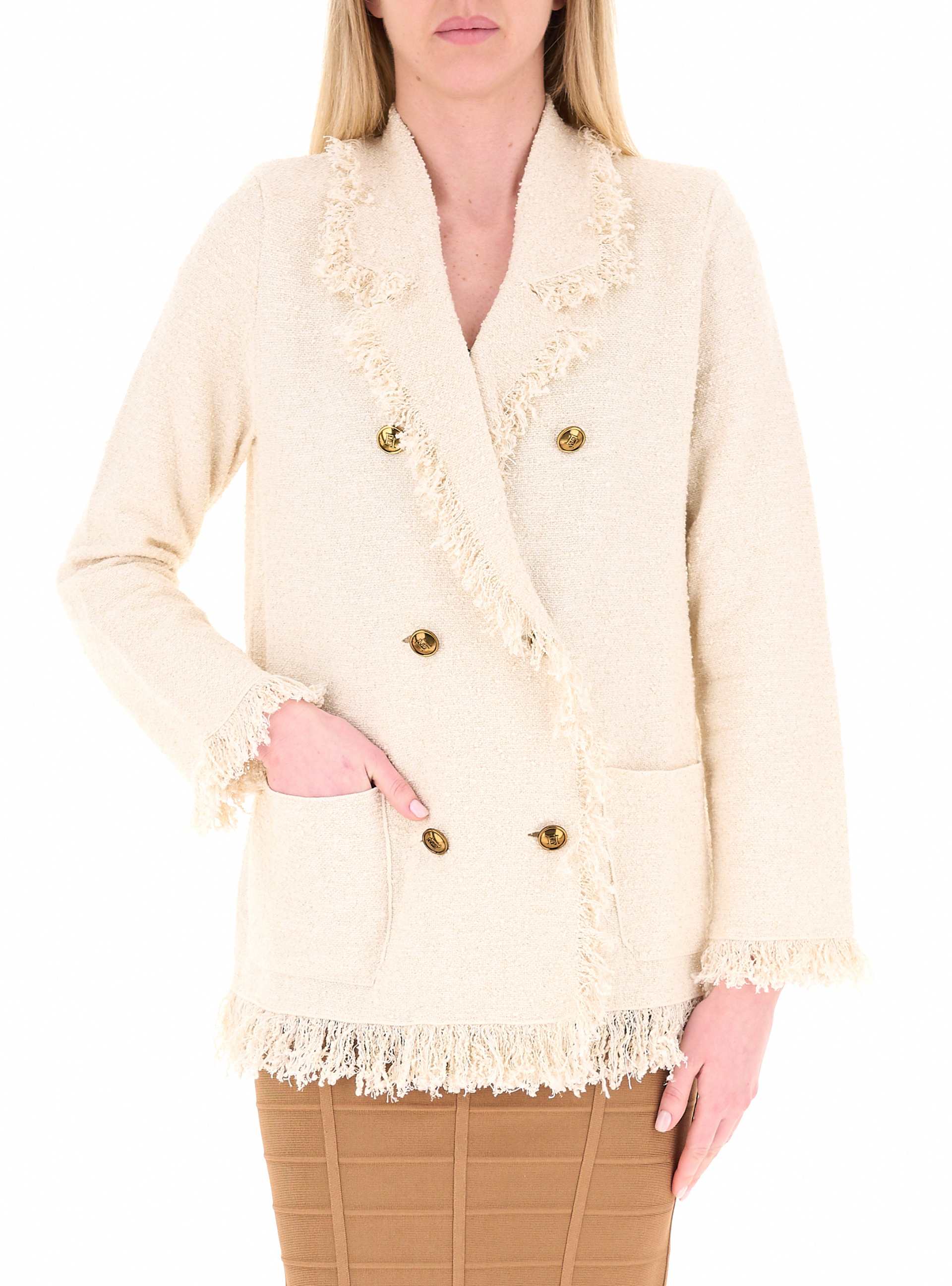 Blazer doppiopetto AVORIO 40