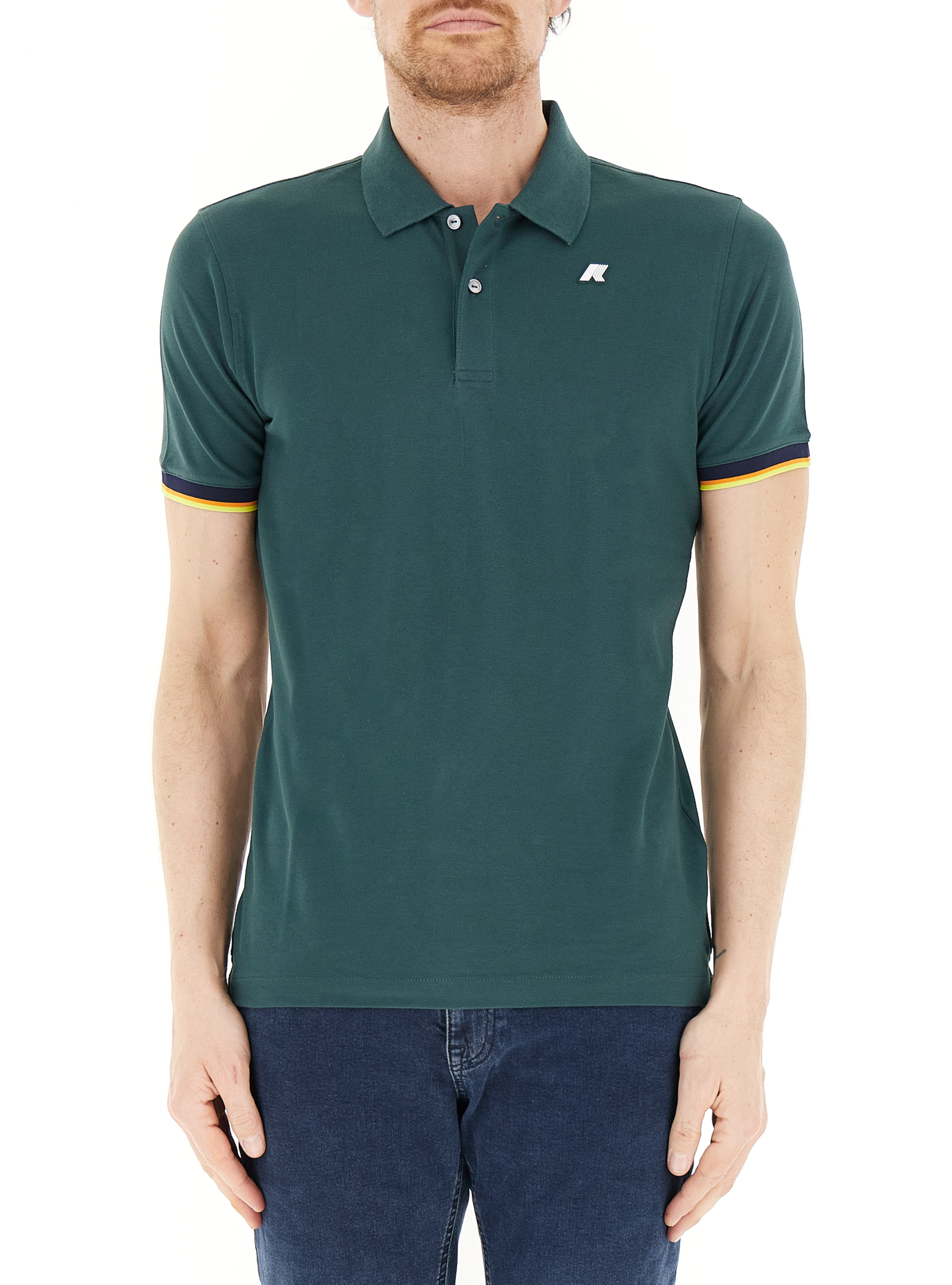 Polo maniche corte PETROLIO M