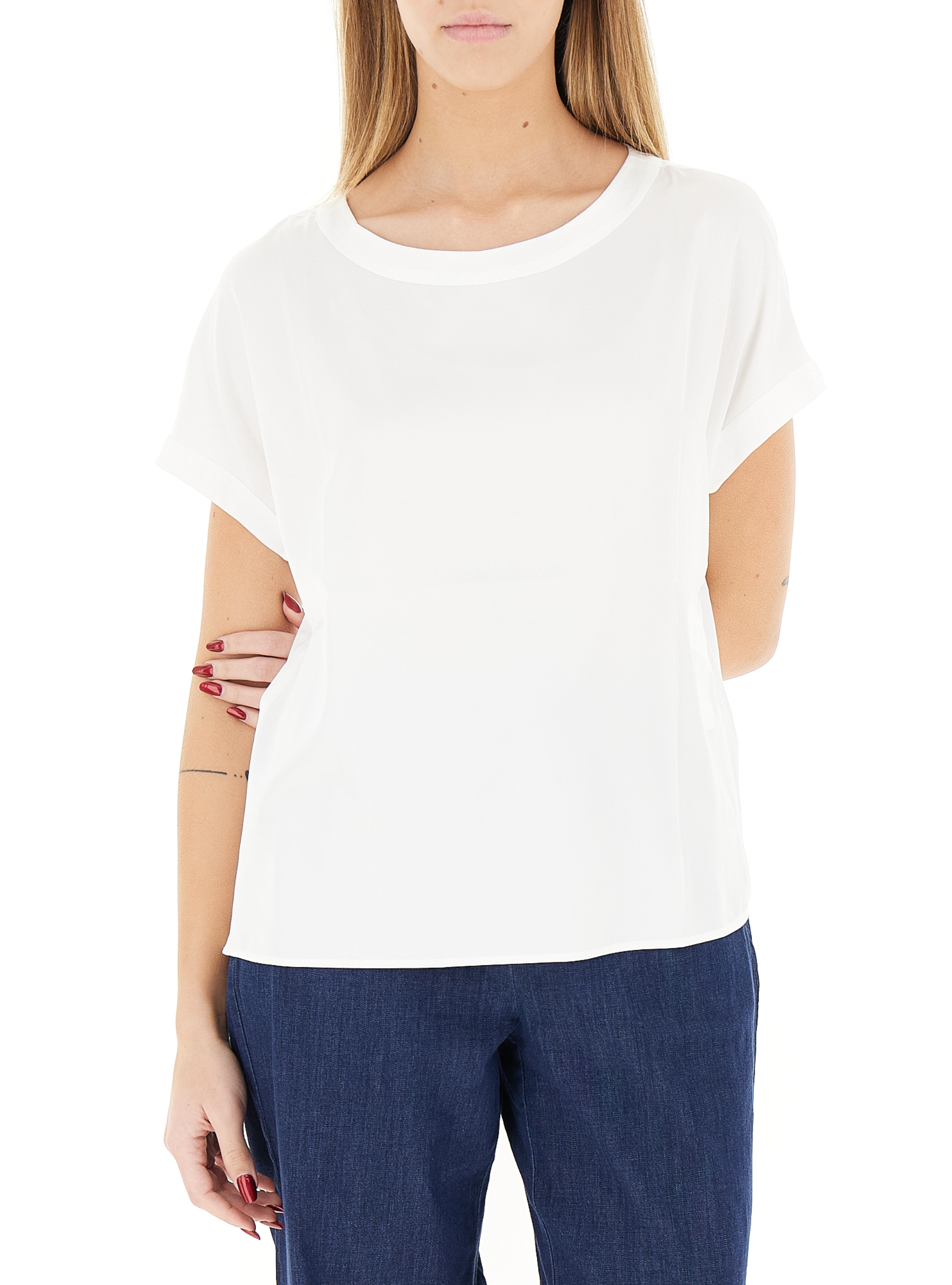 EMME MARELLA Blusa girocollo PANNA