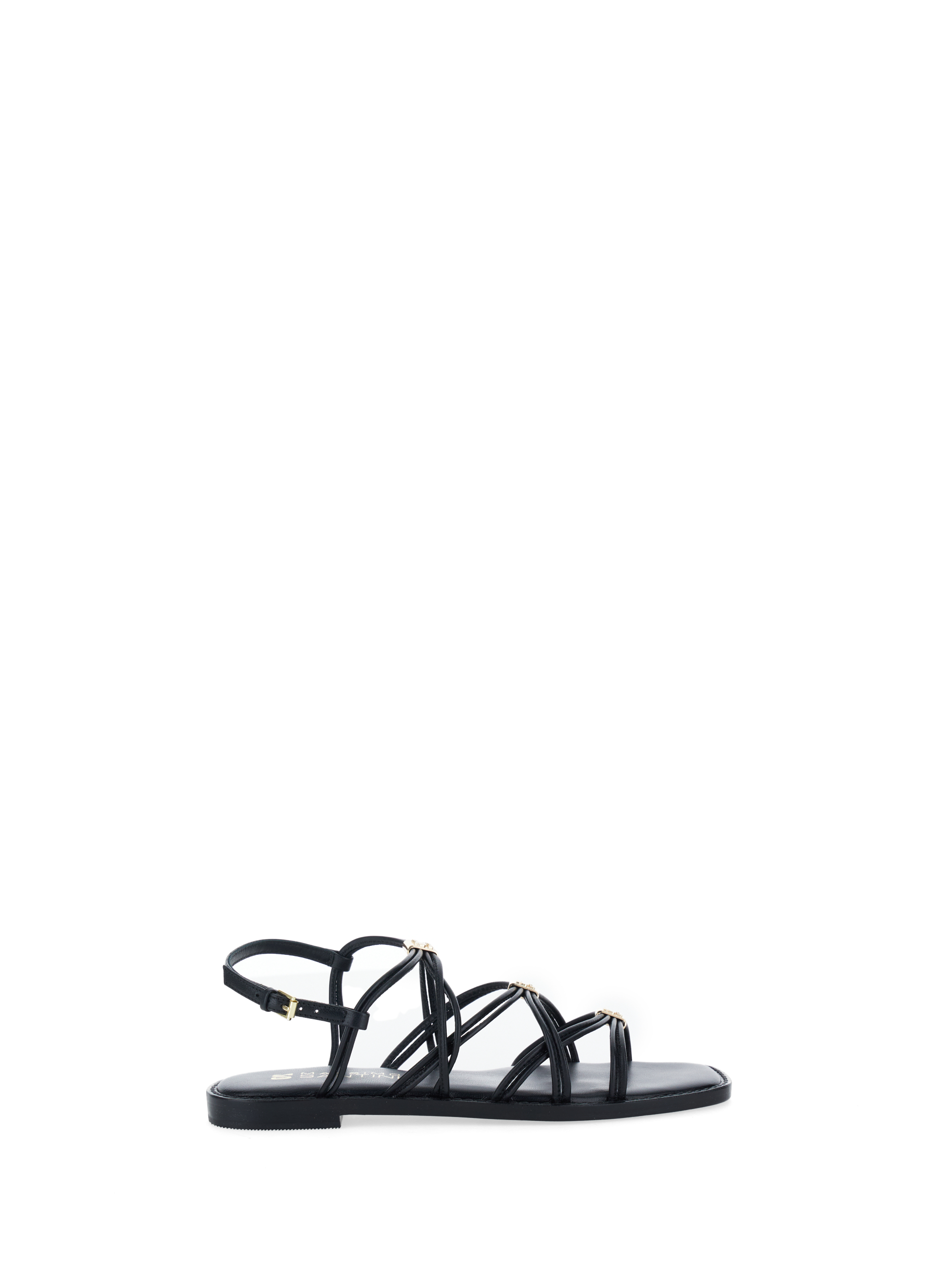 Sandali in pelle NERO