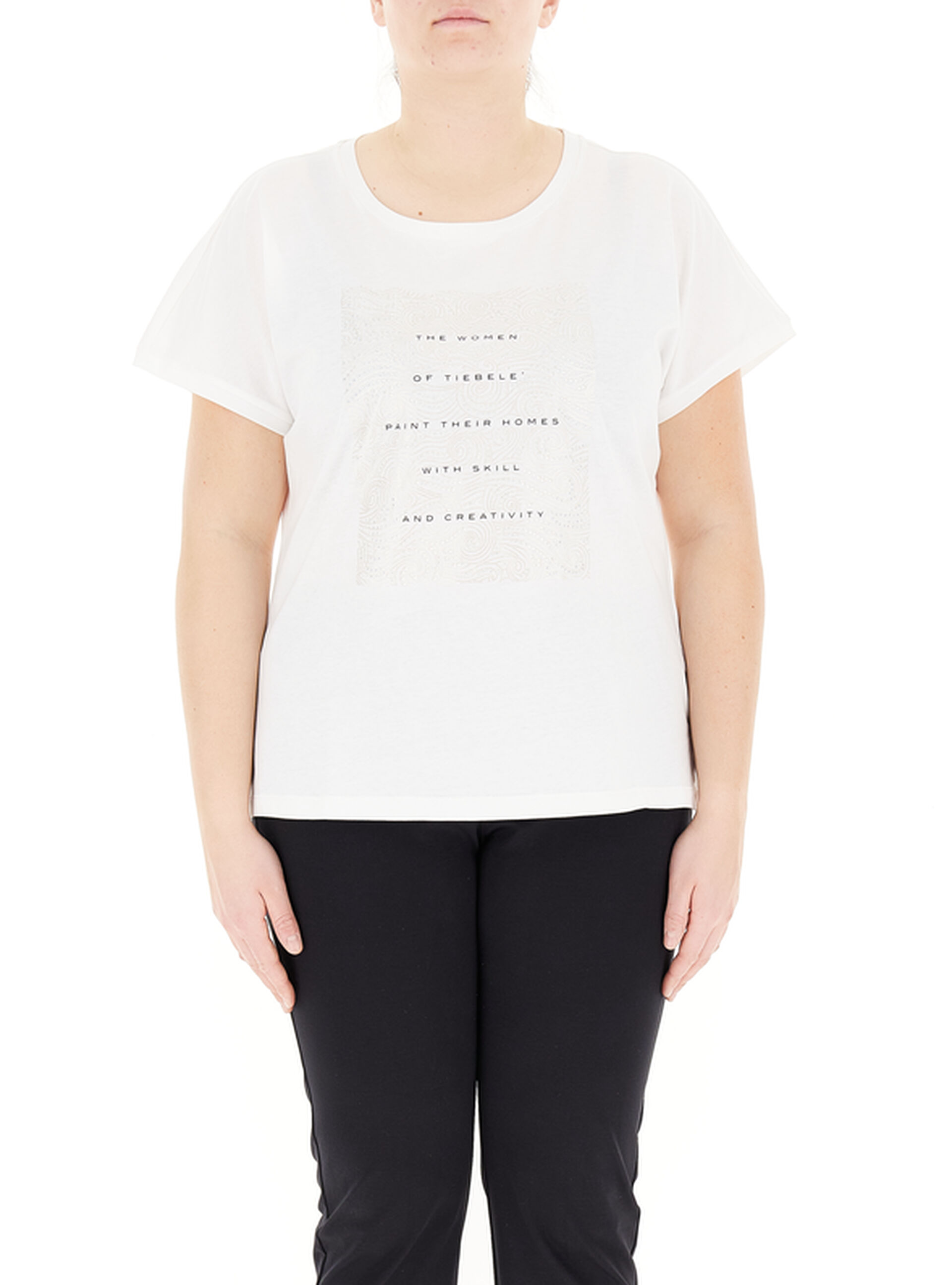 T-shirt in cotone BIANCO