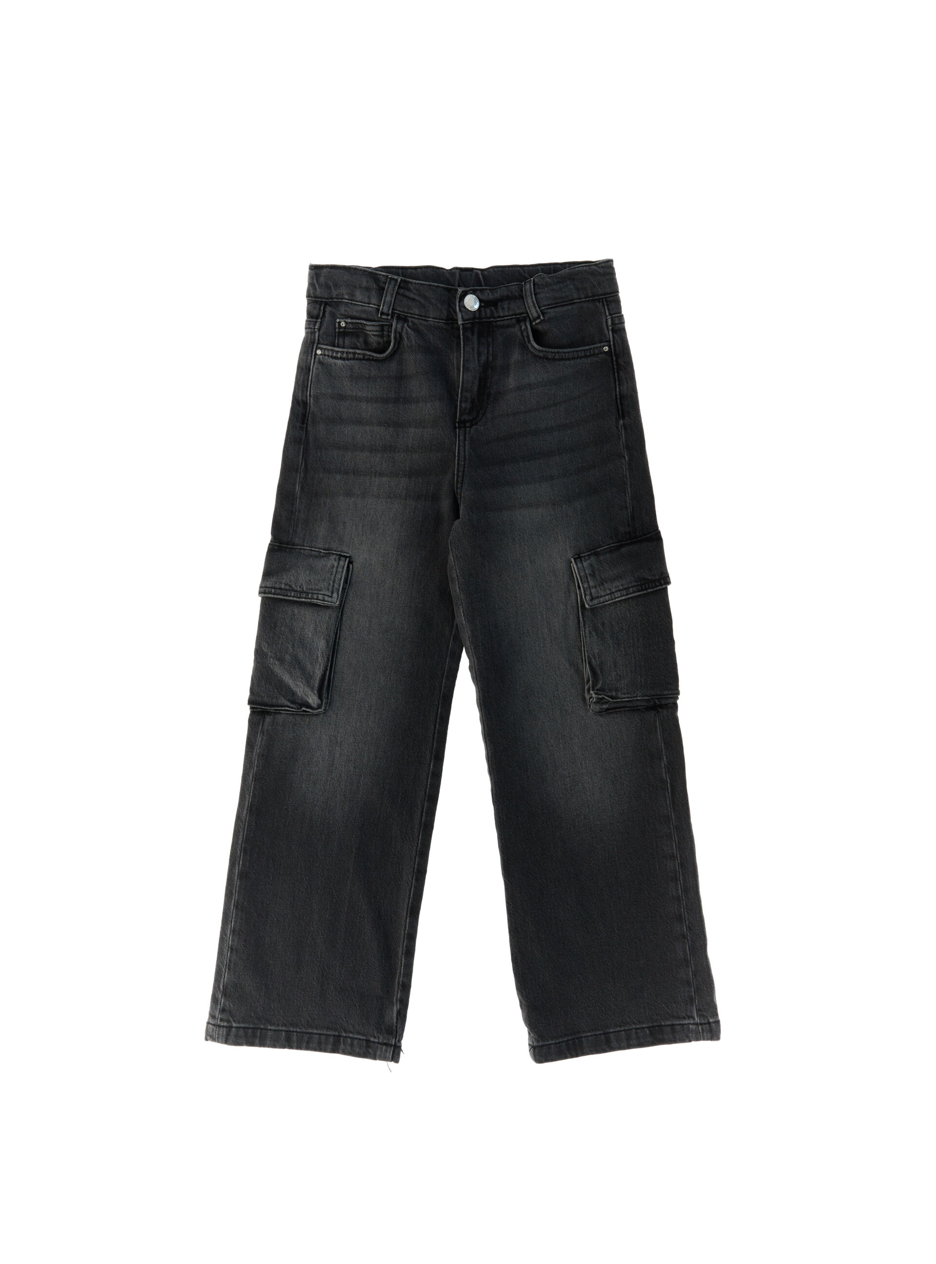 LIU JO Jeans cargo JUNIOR NERO