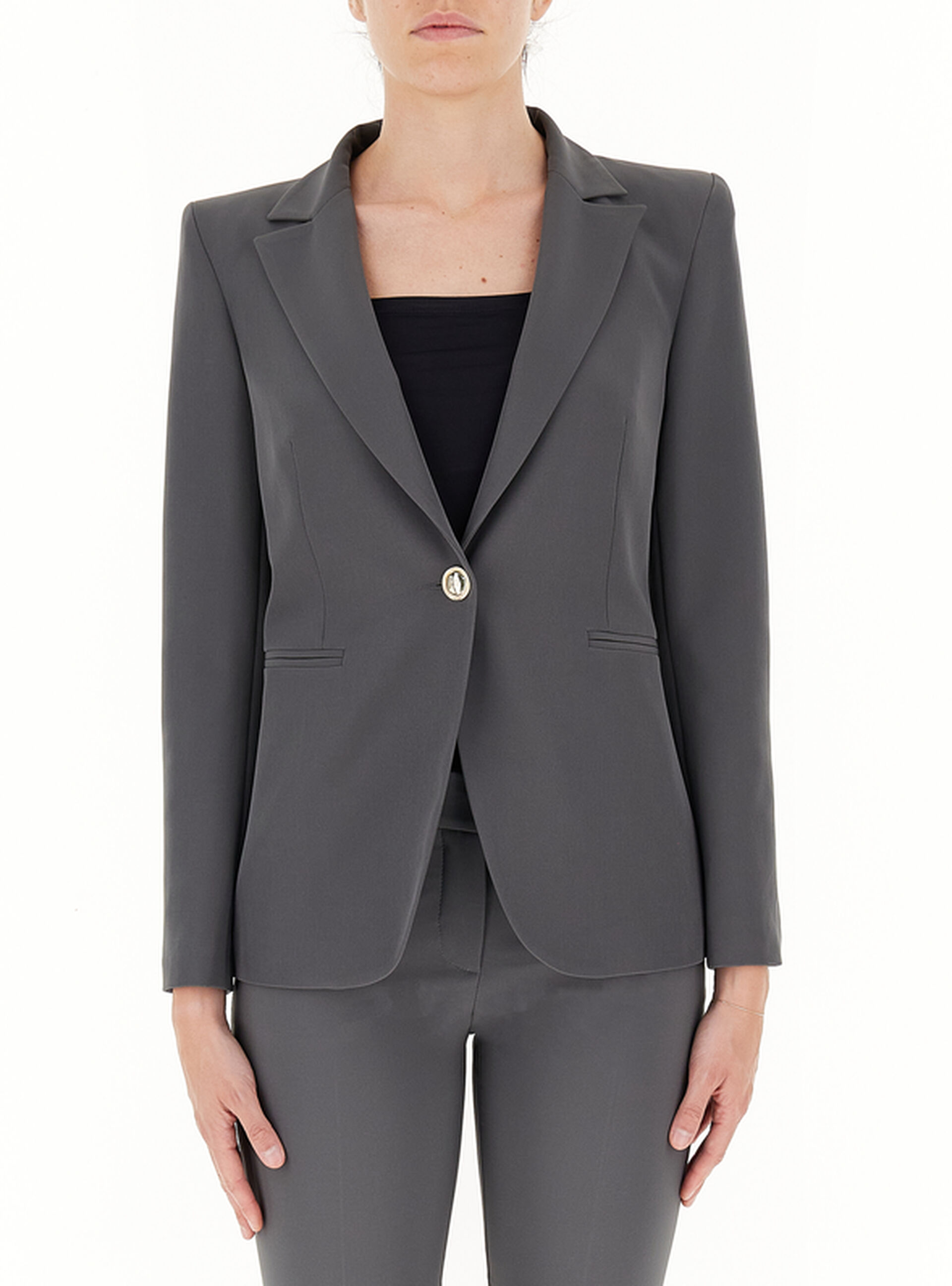 Blazer monopetto GRIGIO