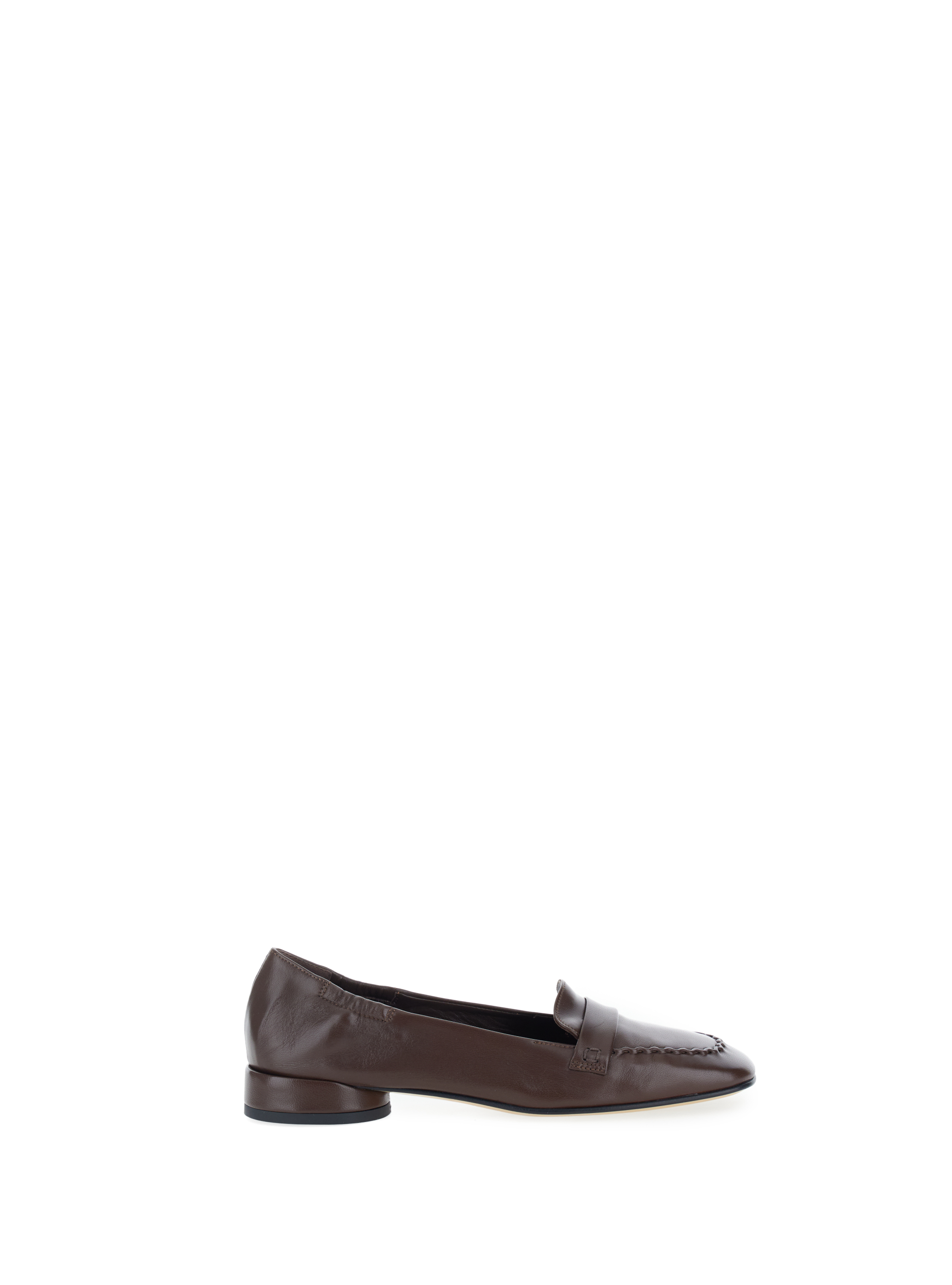 Mocassini in pelle MARRONE