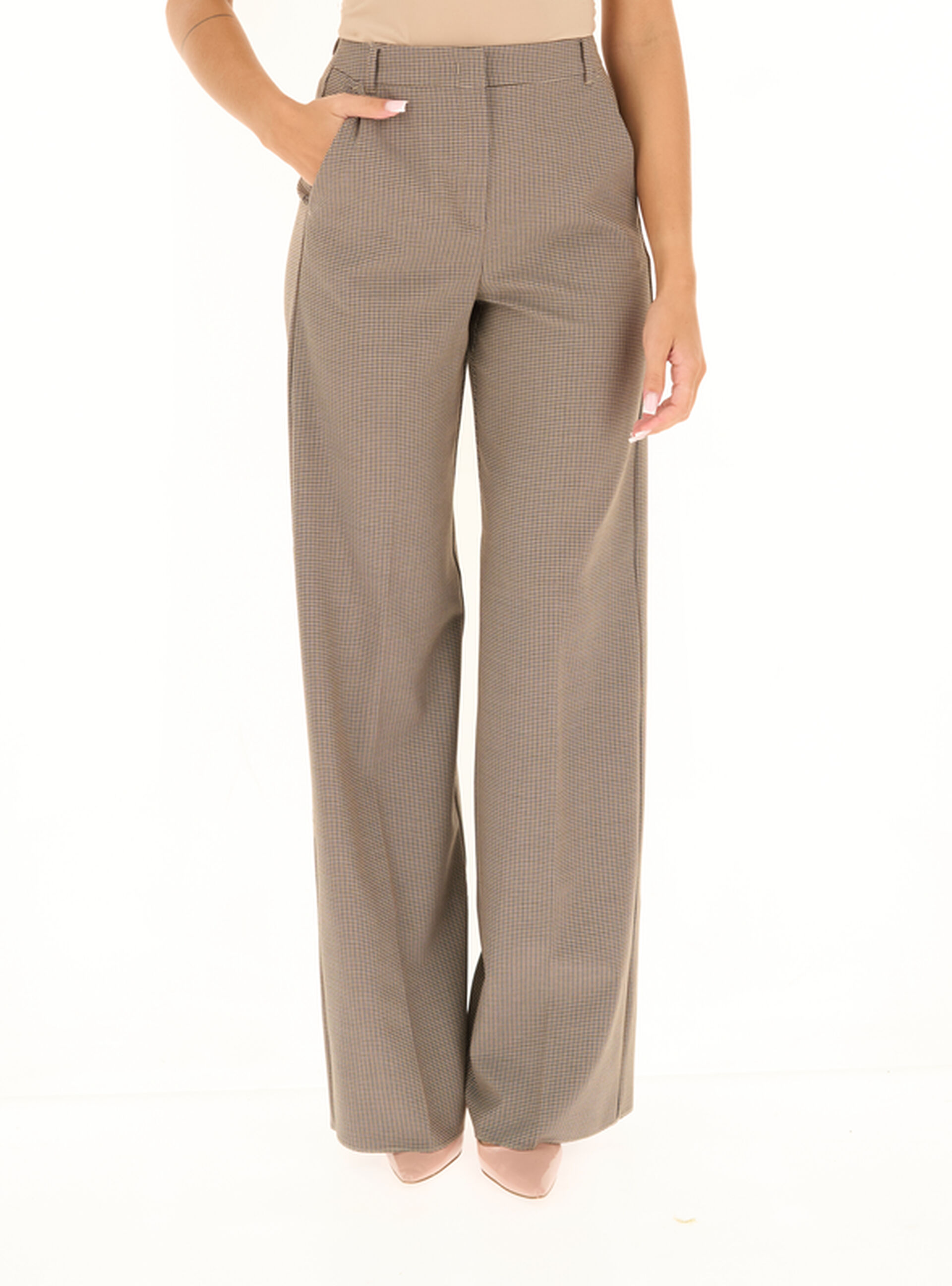 Pantalone straight leg BEIGE