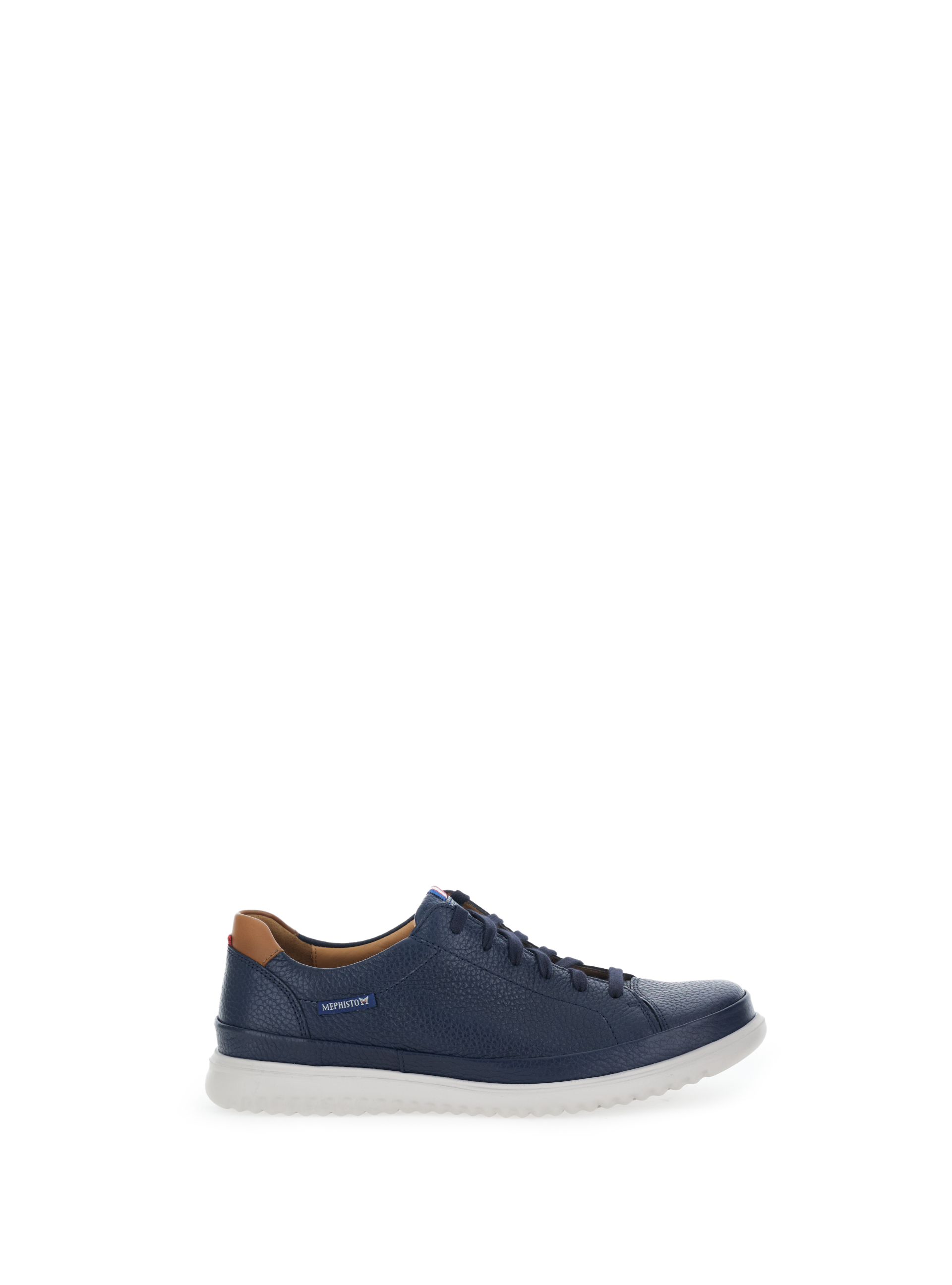 Sneakers in pelle BLU SCURO
