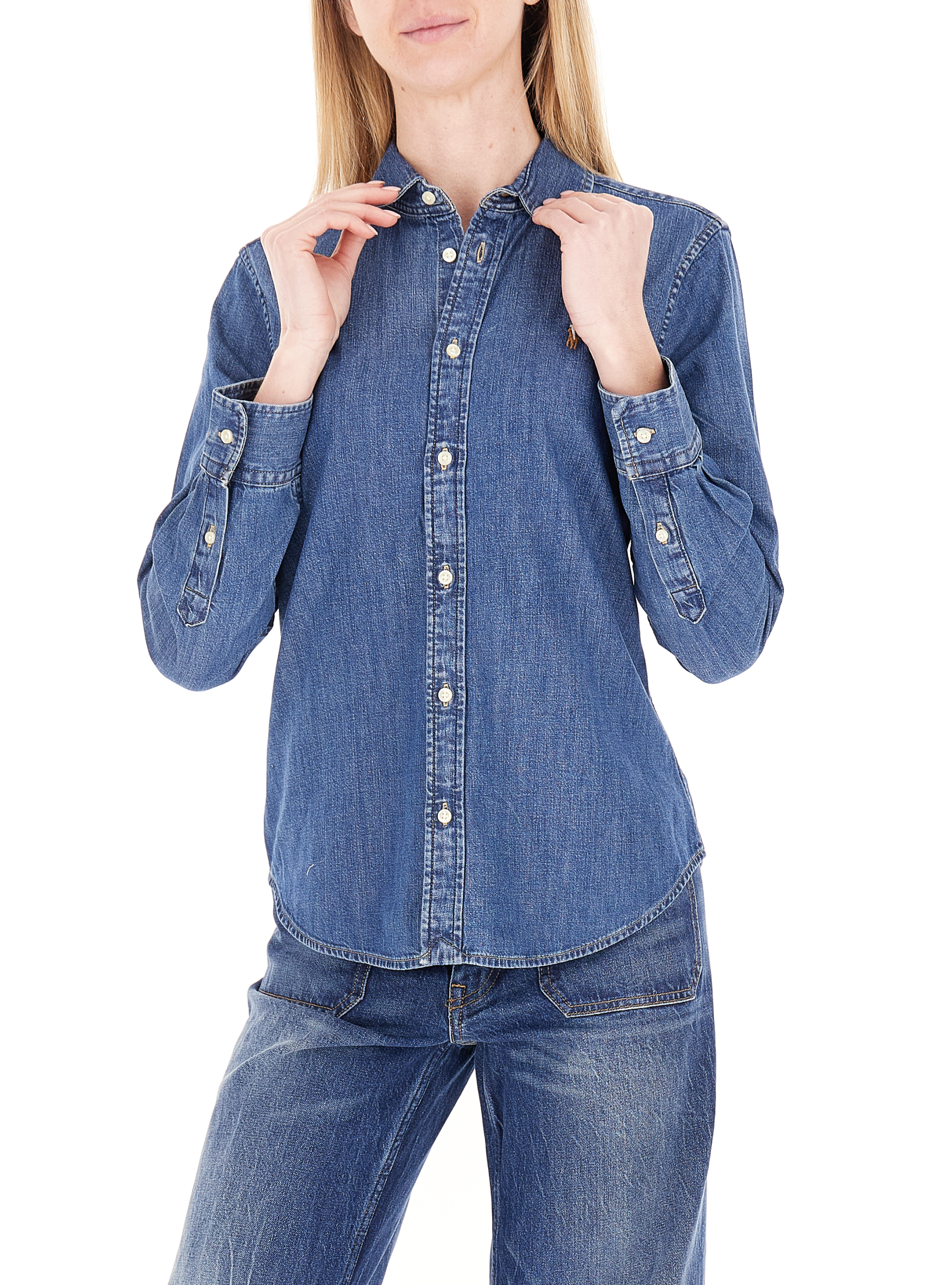 Camicia in jeans POLO BLU