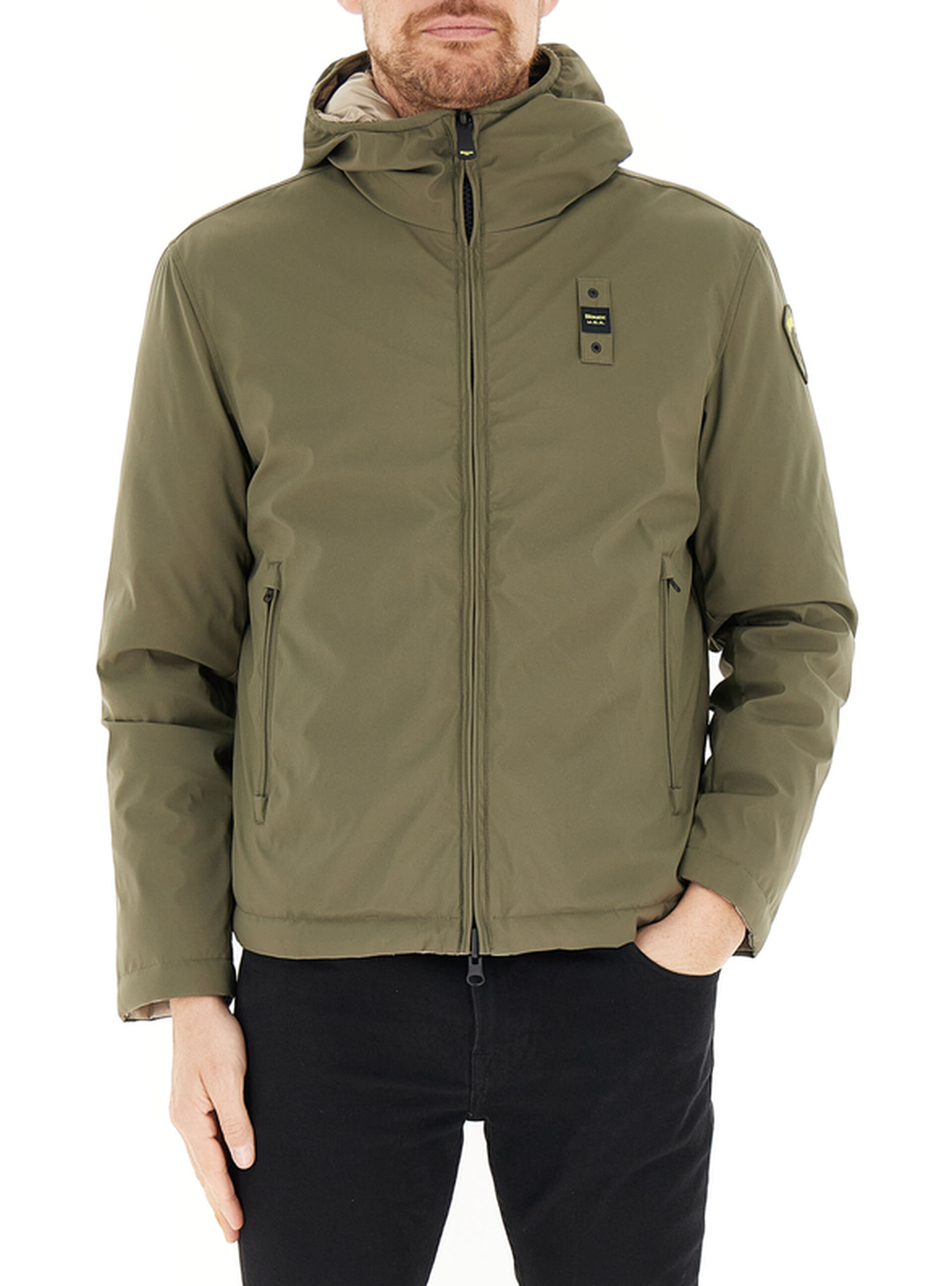 Giubbino reversibile VERDE MILITARE