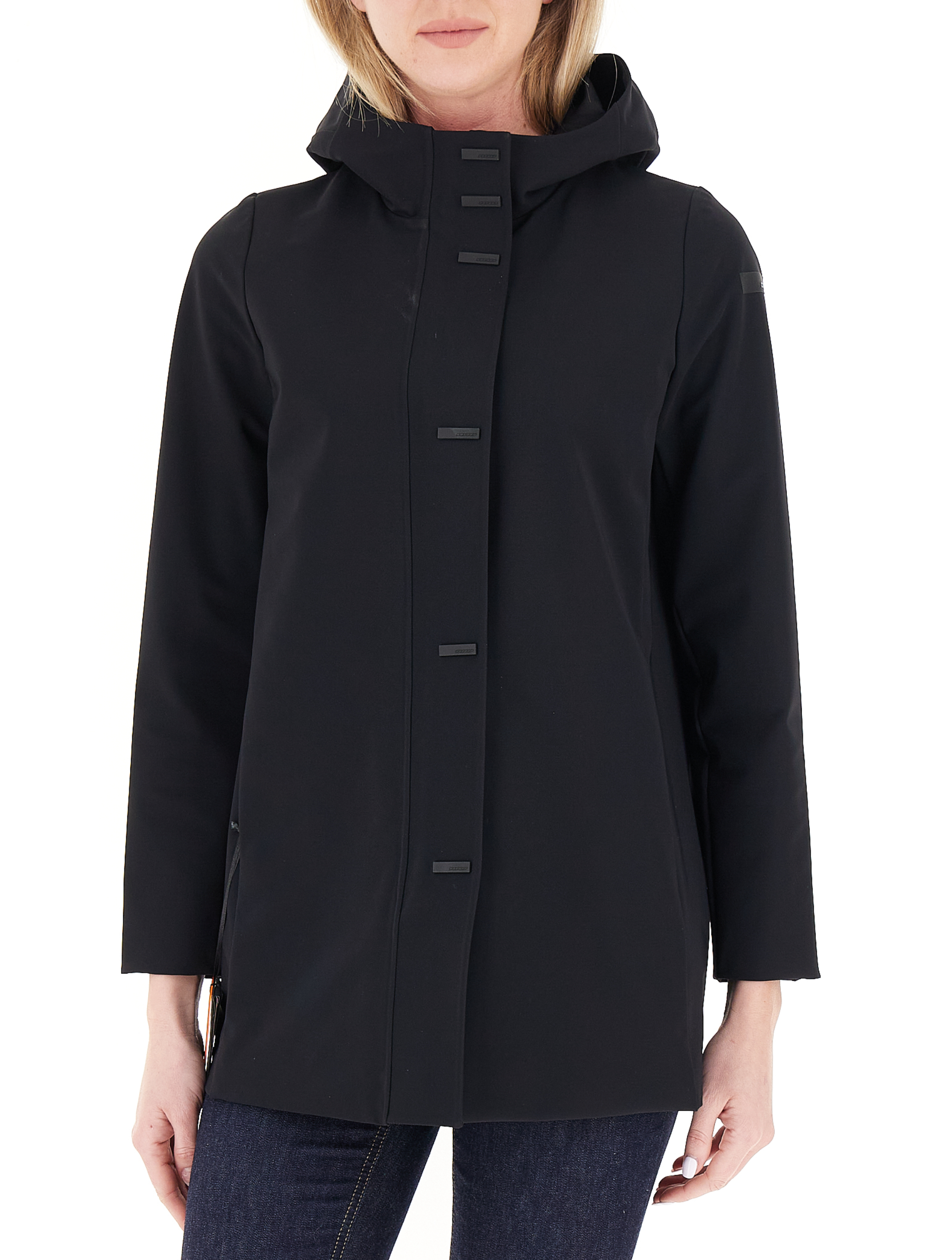 Impermeabile con cappuccio NERO 46