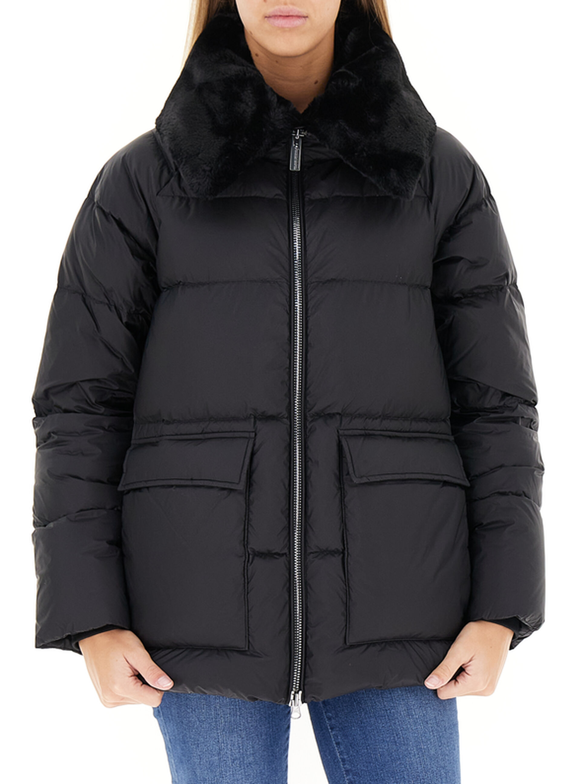 Piumino collo alto ORIGINALS NERO 46