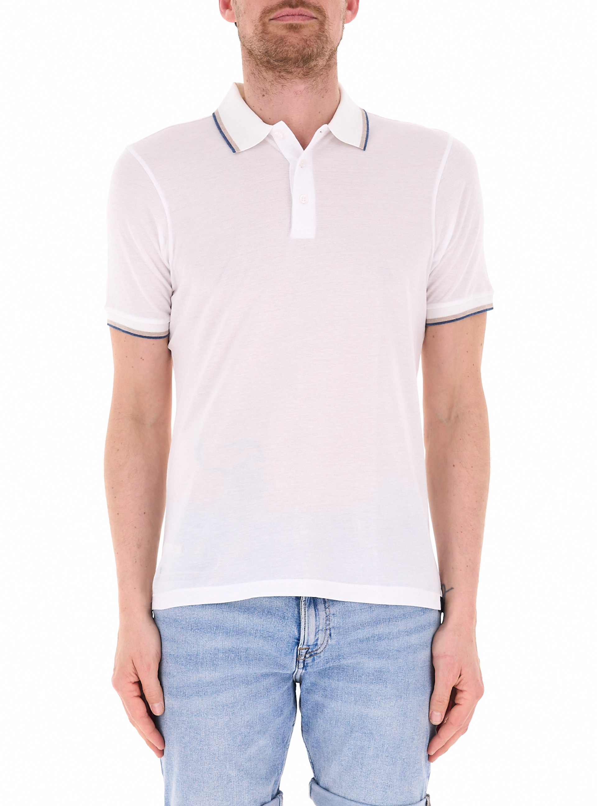 Polo maniche corte PANNA