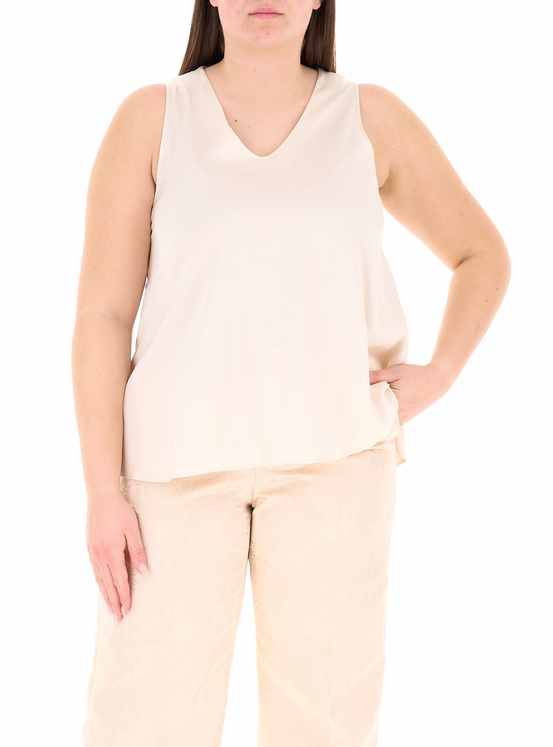 Canotta in satin CHAMPAGNE 52