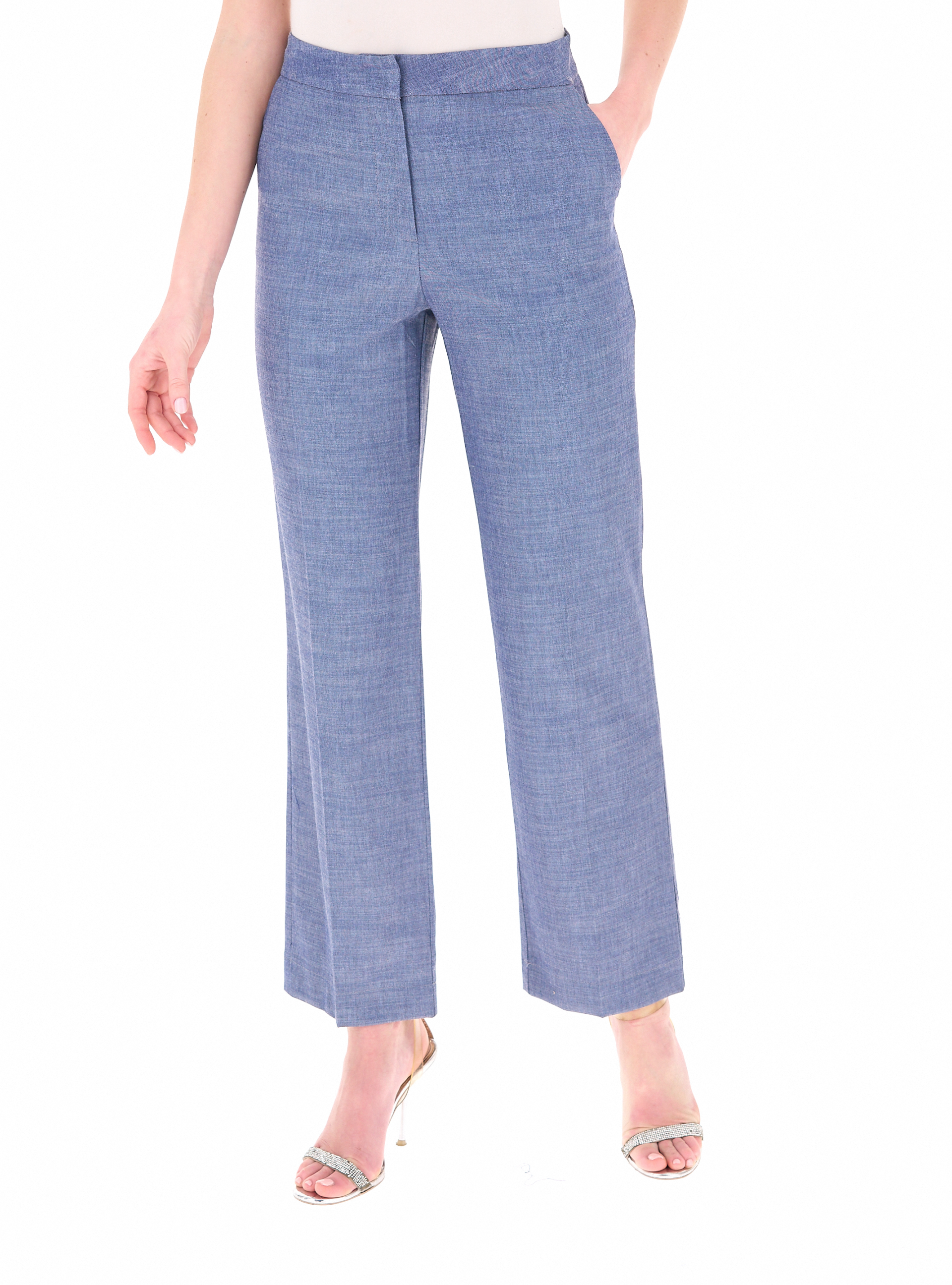 Pantalone palazzo AZZURRO POLVERE