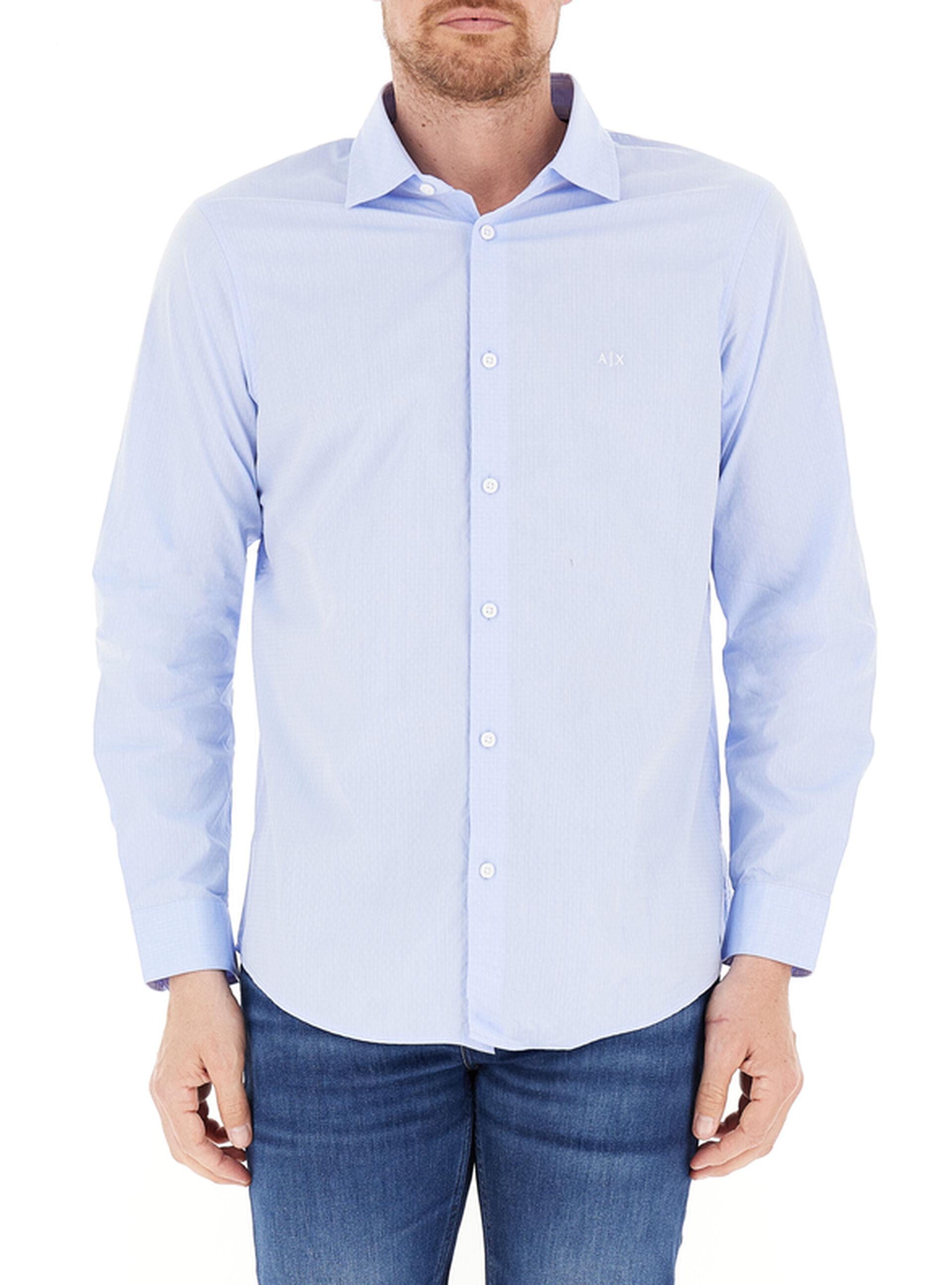 Camicia maniche lunghe AZZURRO CHIARO