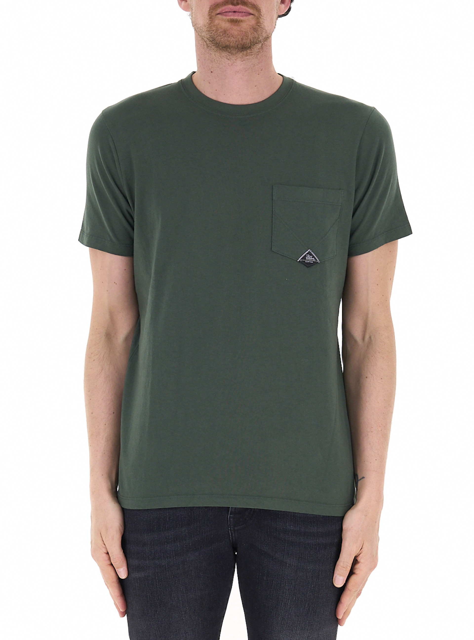T-shirt girocollo VERDE SCURO