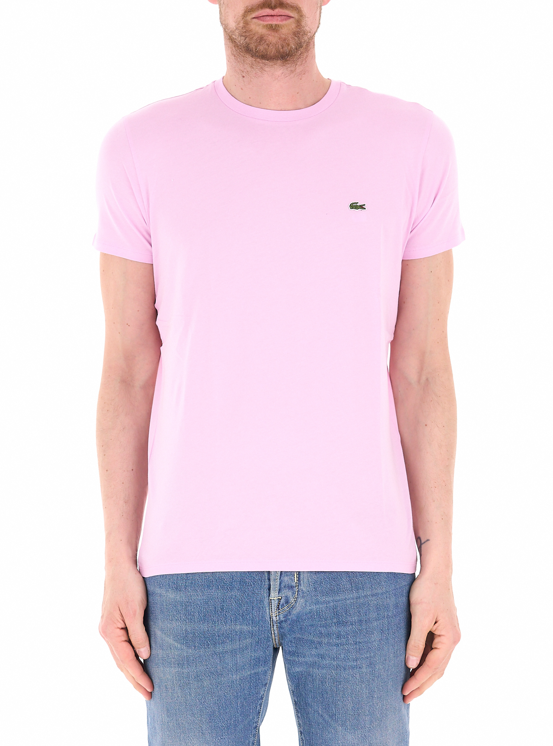 Lacoste T-shirt girocollo ROSA