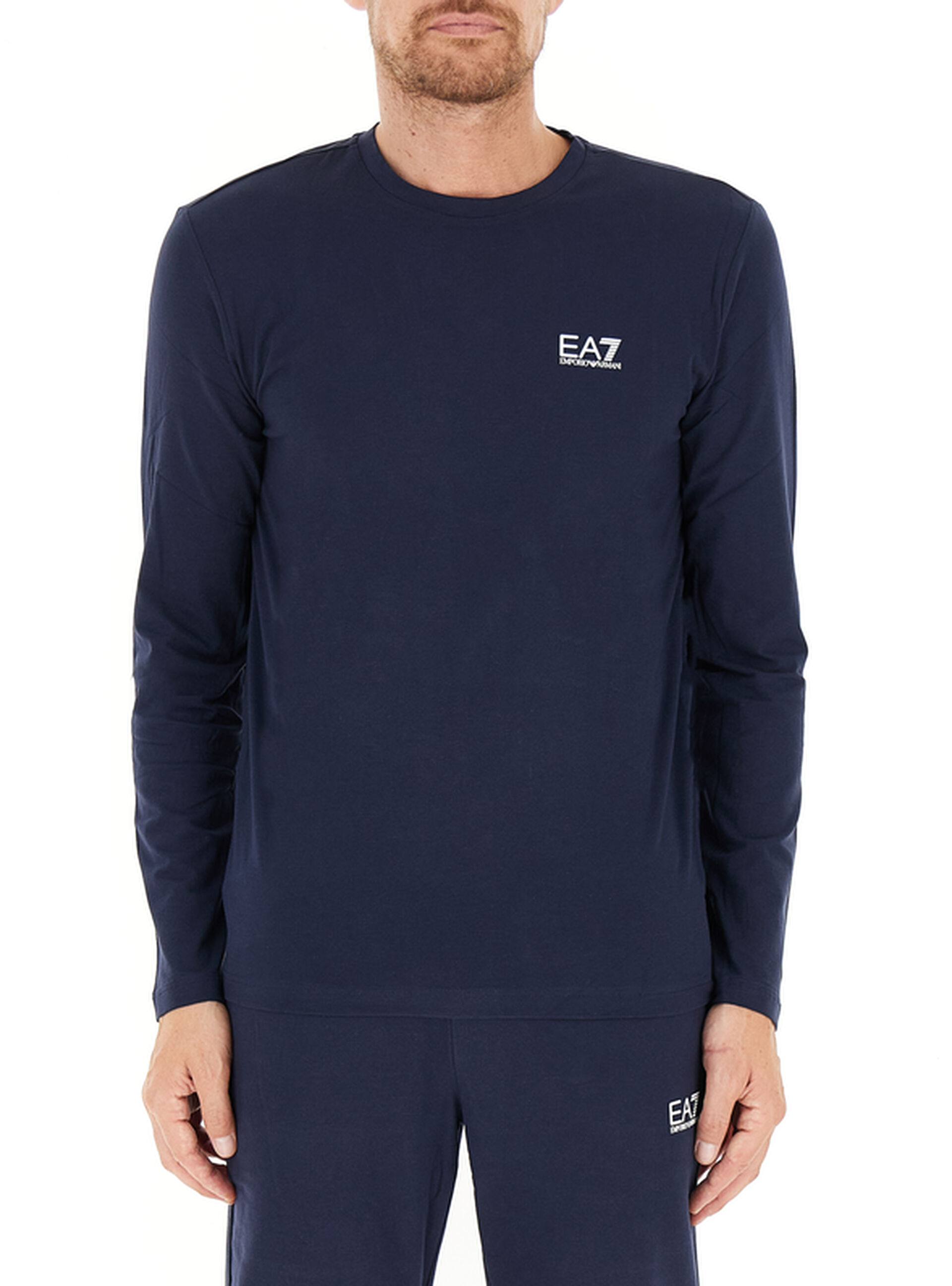 T-shirt maniche lunghe BLU NAVY