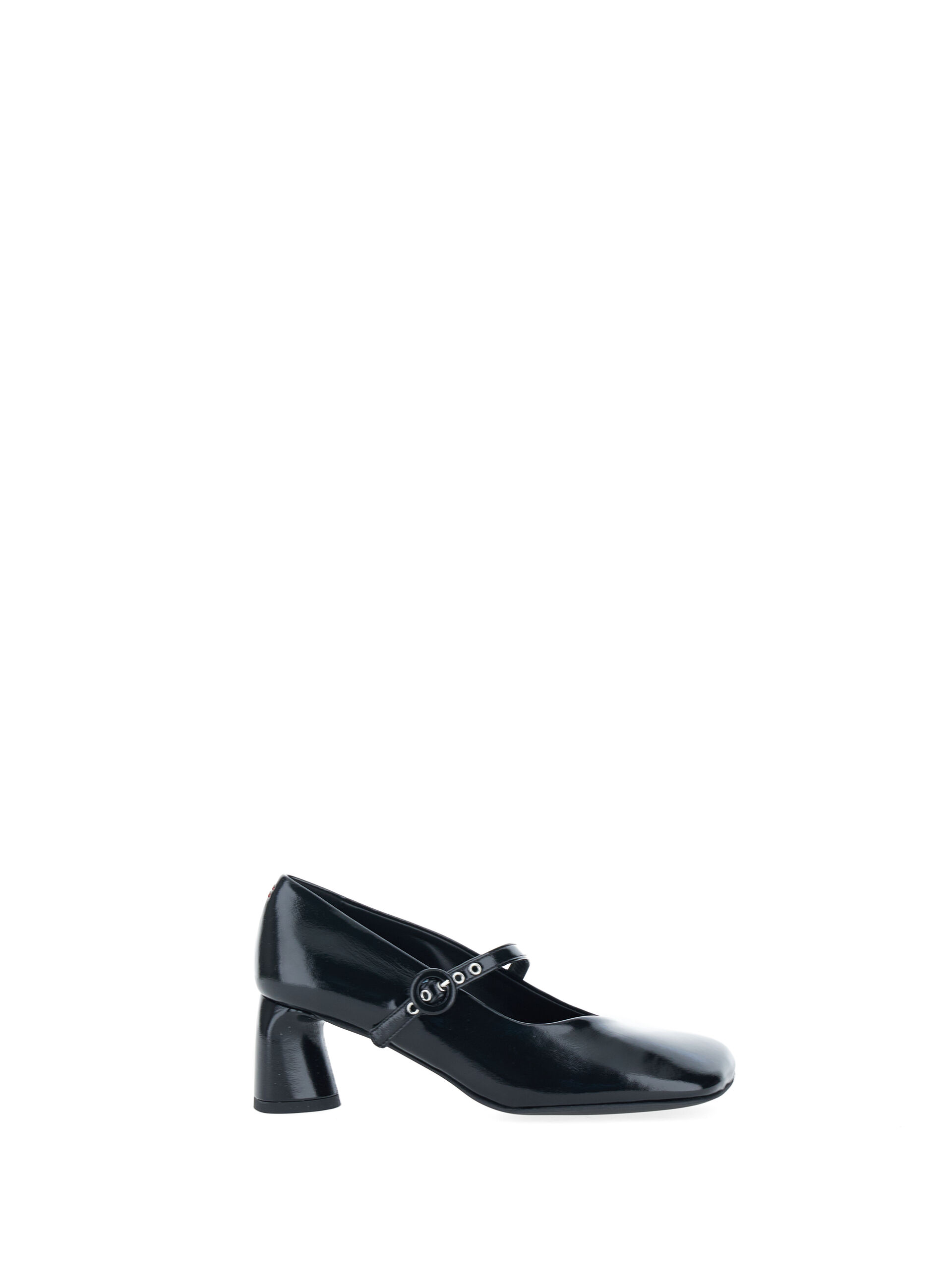 Décolleté in pelle NERO 38