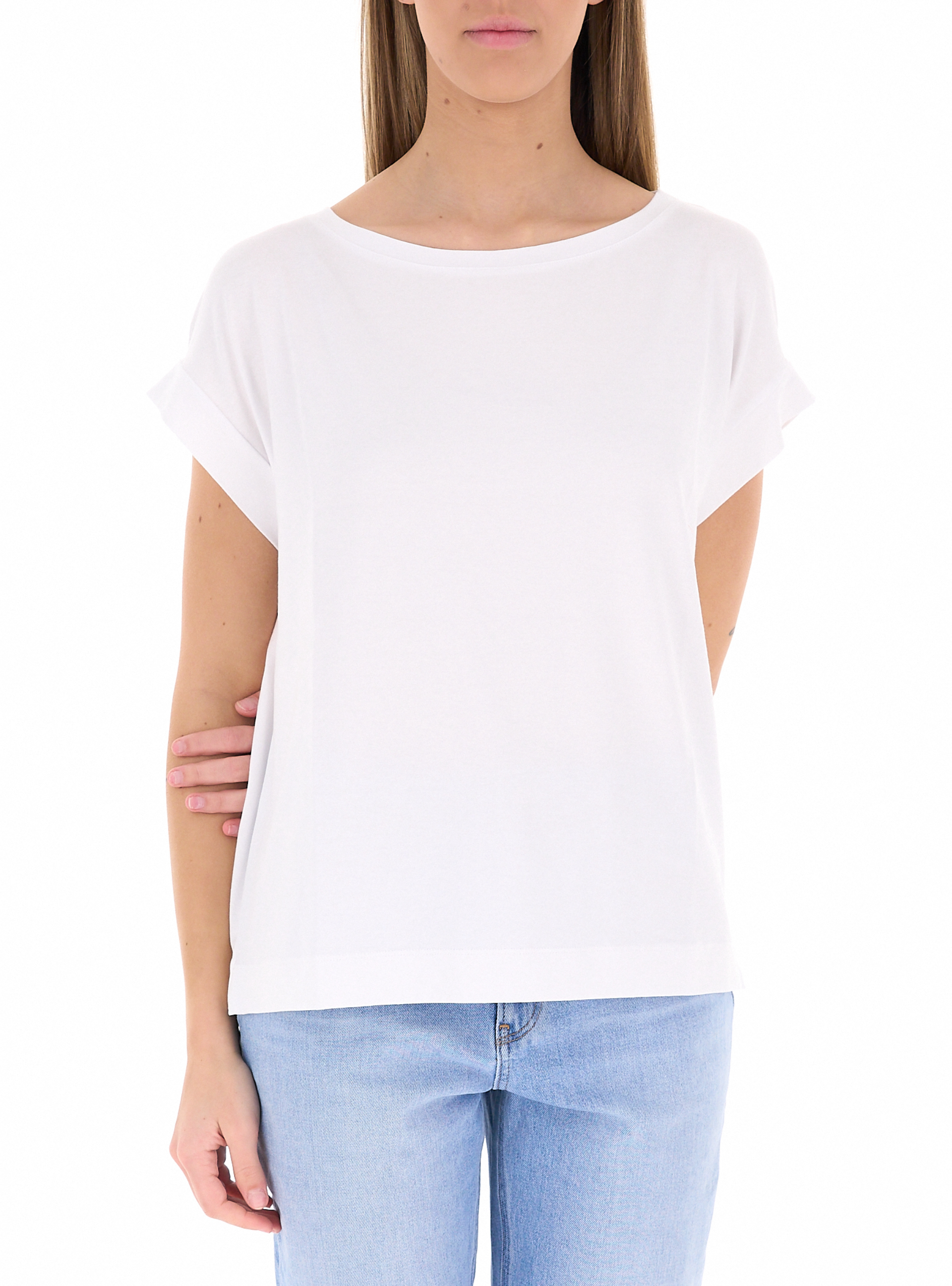 VICOLO Maglia in viscosa PANNA UNI