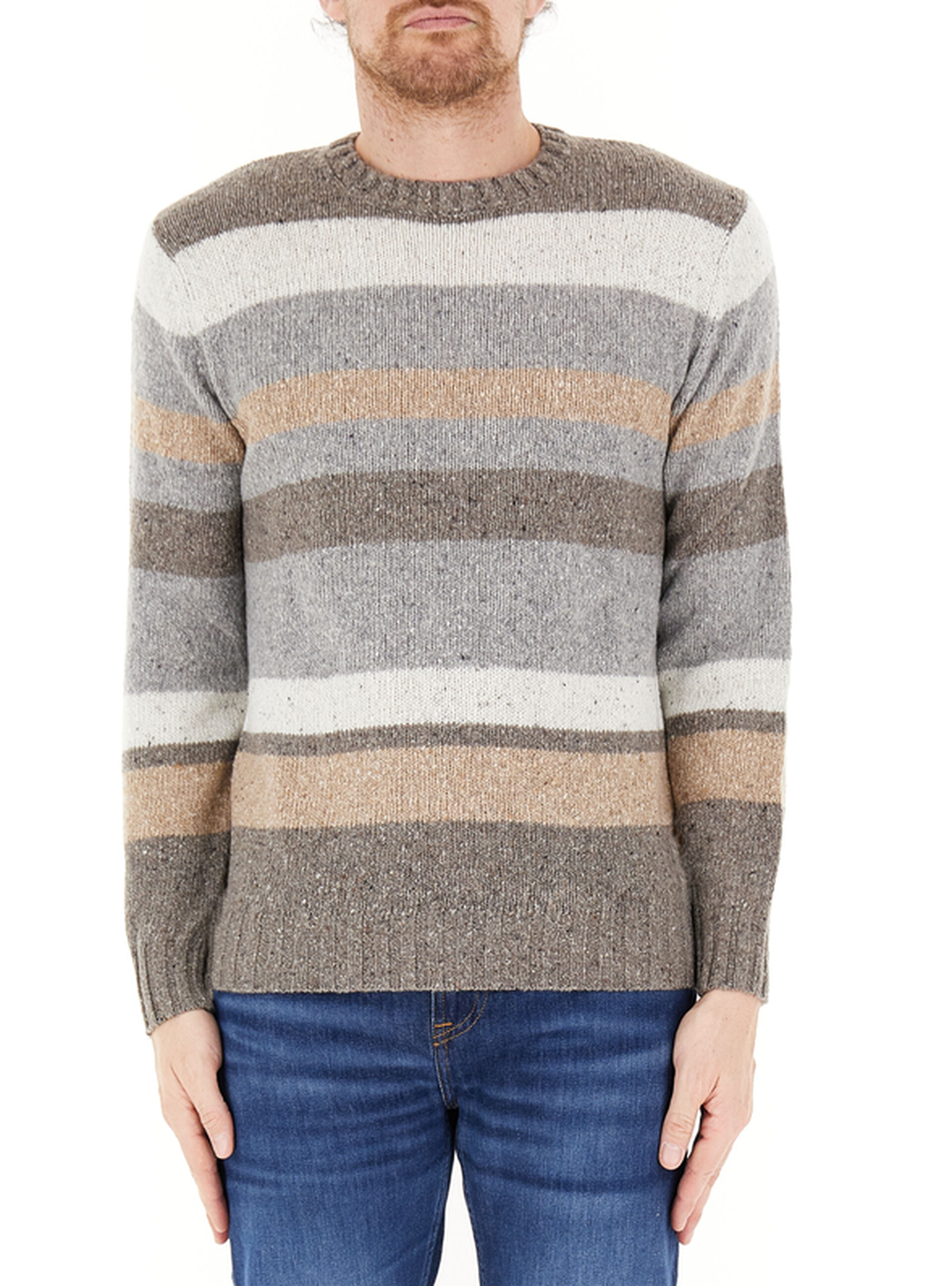 FERRANTE Maglione misto lana BEIGE